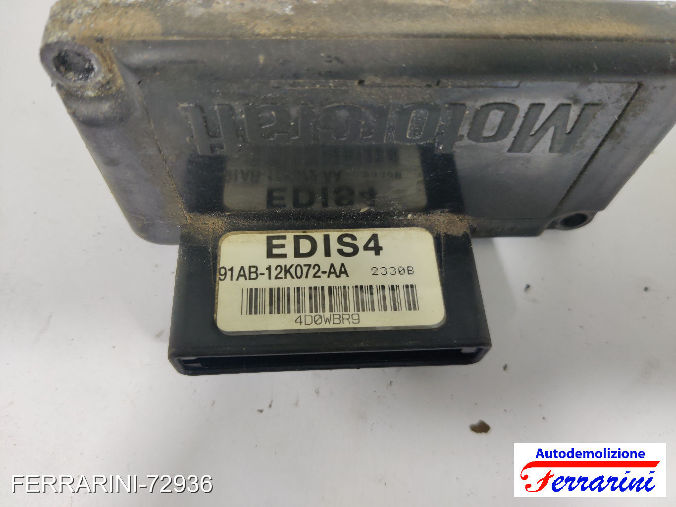 Motorcraft FORD ESCORT 5 AAL, ABL 1.3 1990-1995 91AB12K072AA, 6641381, 2330B 6