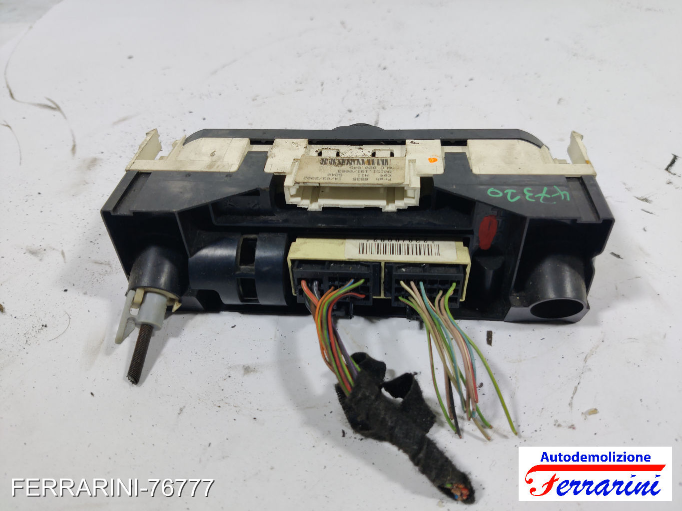 Tastiera Clima SEAT IBIZA 3 6L1 2002-2005 anteriore, frontale 6L0820045
