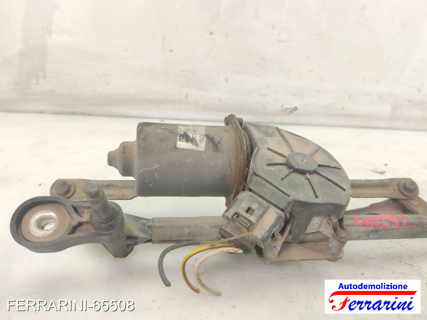 Spazzacqua Motorino Tergicristallo OPEL CORSA D S07 2006-2014 anteriore 8