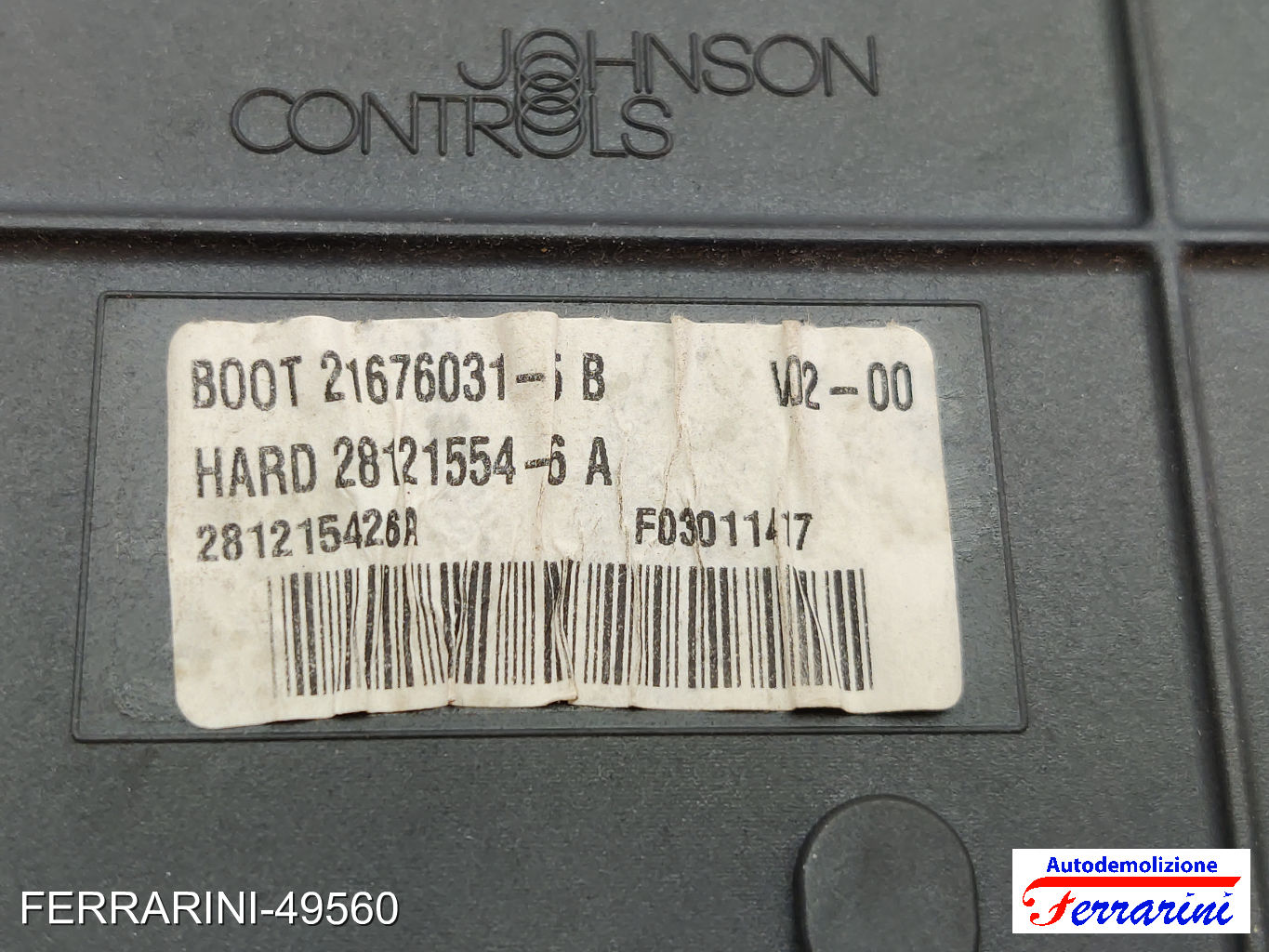 Body Computer PEUGEOT 307 BREAK 3E 1.6 HDI 2005-2008 9664969380, 281215546 7