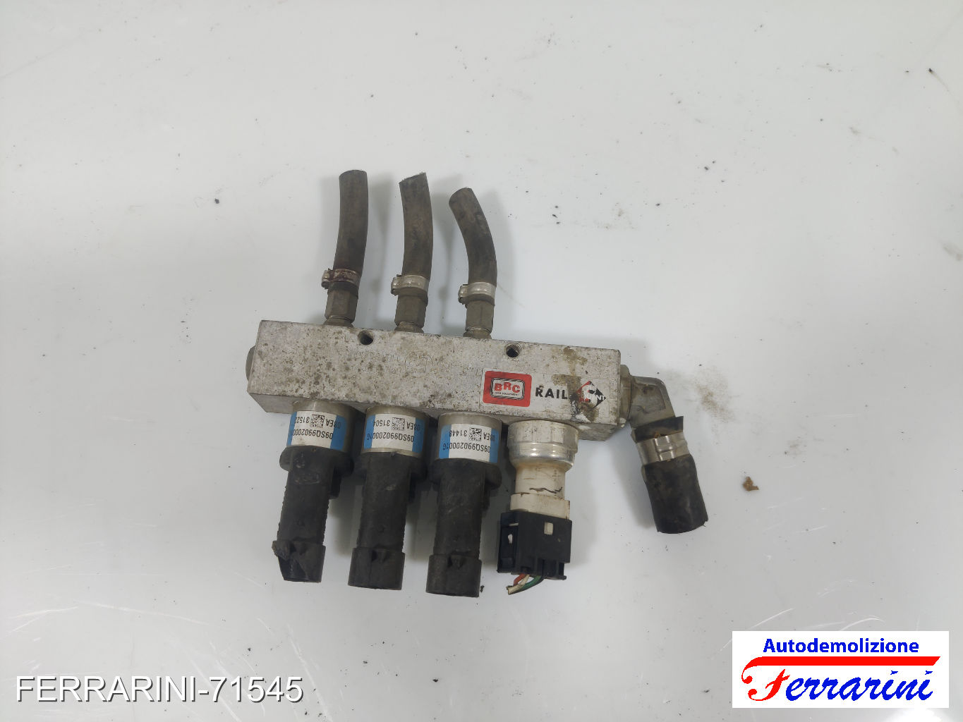 4 Iniettori GPL FIAT PANDA 169 1.2 2003-2012 09SQ99020001G, AAB1912CGC