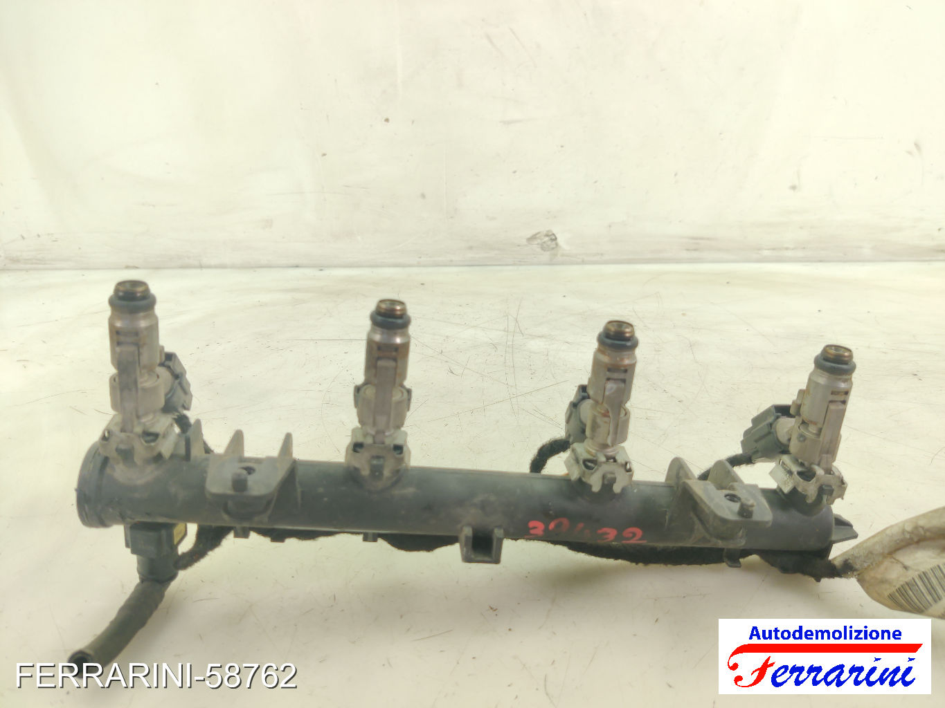 Flauto Iniettori CITROEN C4 LC 1.4 16V 2004-2011 9644224380, 9652451580 13