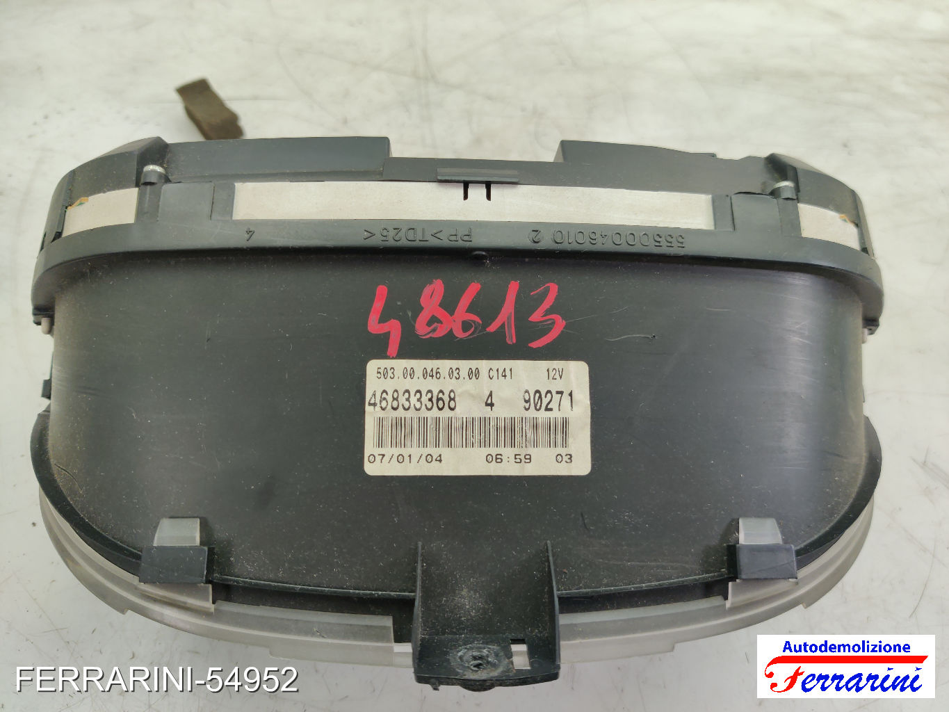 Quadro Contachilometri FIAT PUNTO 188 1.2 60 1999-2010 46833368, 503000460300