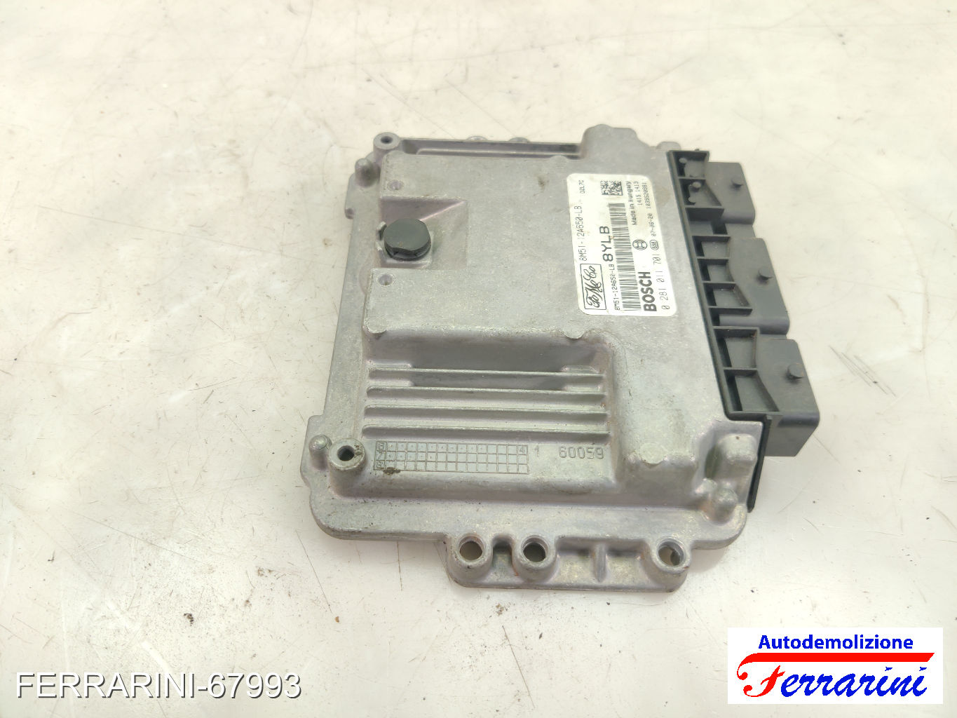 Centralina Motore FORD C-MAX DM2 1.6 TDCI 2007-2010 8M5112A650LB, 1039S20991