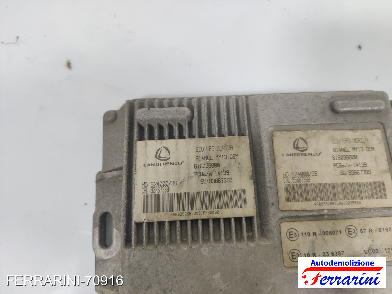 Centralina Gpl OPEL MERIVA B S10 1.4 LPG 2011-2017 616039000, 842047