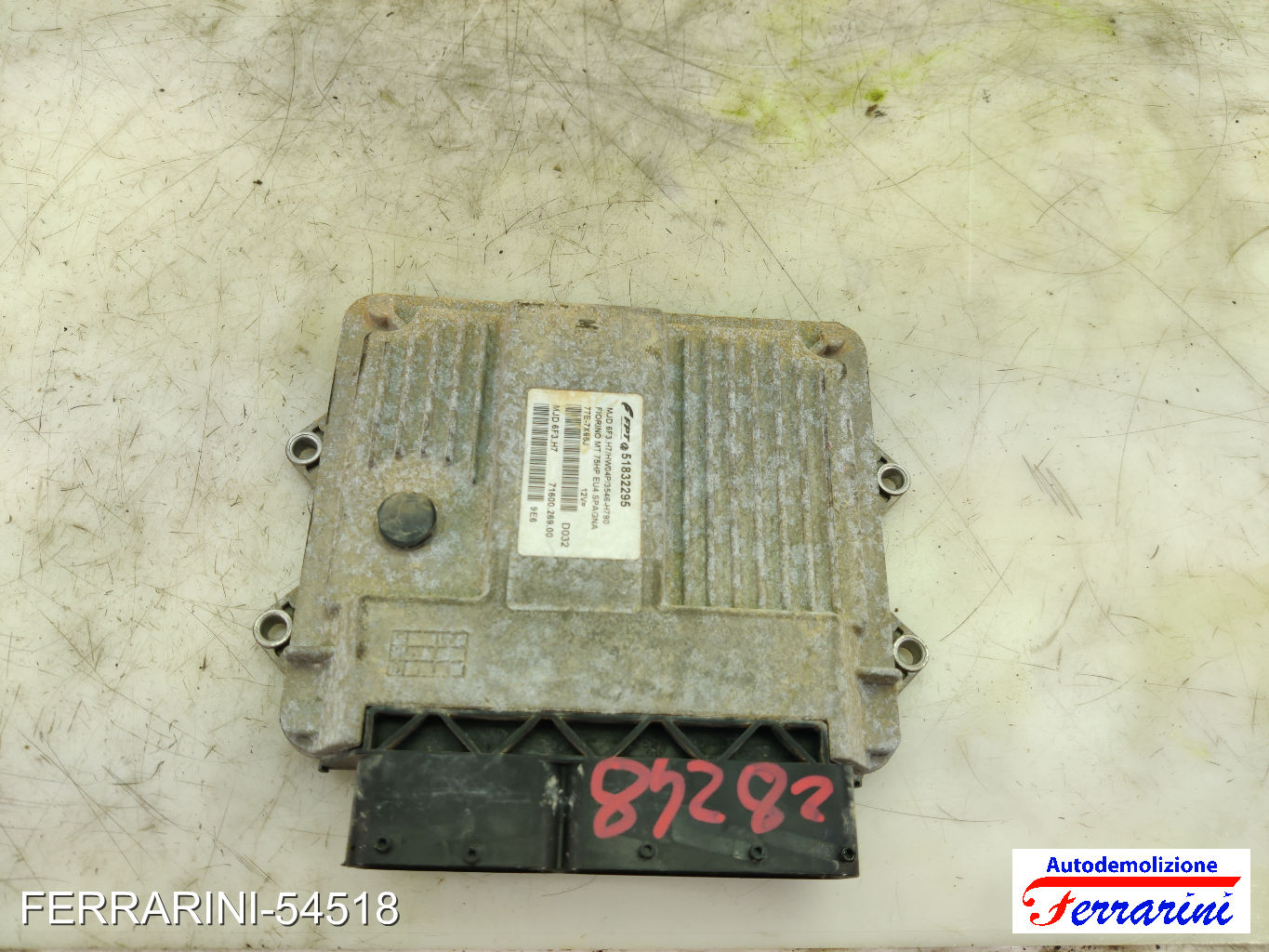 Centralina Motore MJD6F3H7, 51832295, 77E7X65J