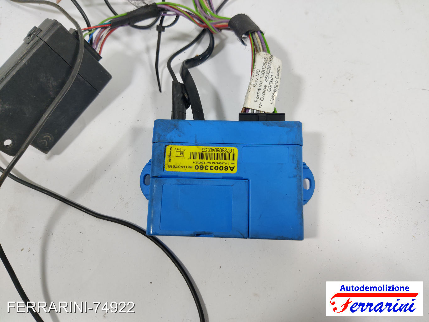vivavoce Bluetooth Meta System OPEL MERIVA B S10 2011-2017 A6003360, A6003360M