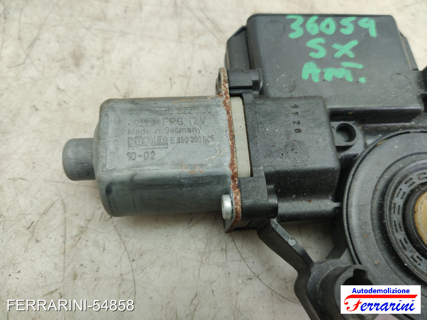 Motorino Alzavetro VW POLO 6C1, 6R1 1.6 TDI 2009-2023 E850201004, 01J0822530 10