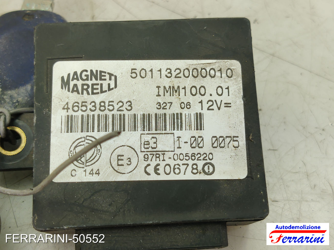 Kit Accensione FIAT MULTIPLA 186 1.9 JTD 2002-2010 0281012294, 501132000010
