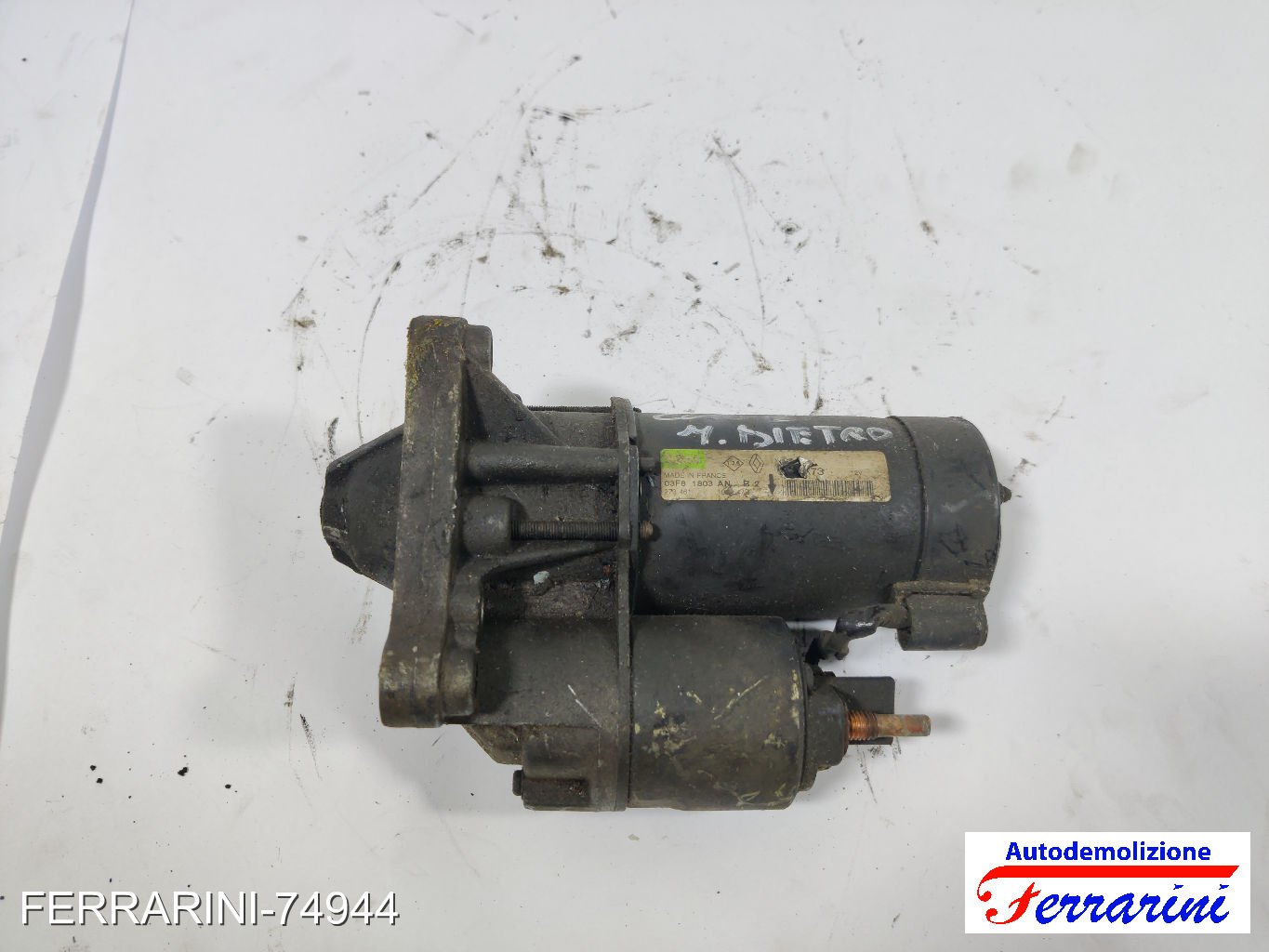 Motorino Avviamento RENAULT CLIO 2 BB, CB 1.2 1998-2010 7700871057, 03F81803ANB2 8