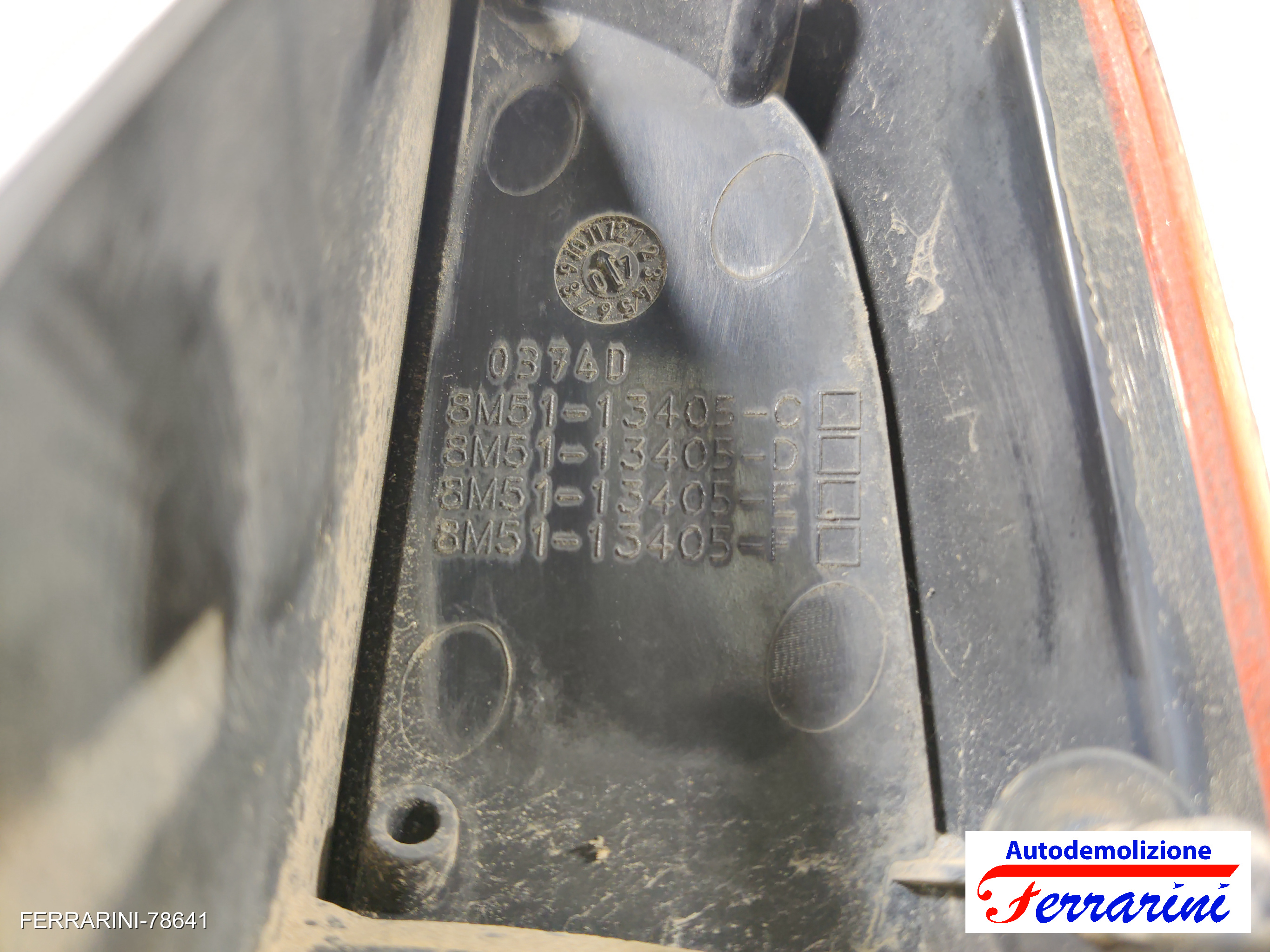 Fanalino Stop Posteriore FORD FOCUS 2 SW DA, DS, FFS 2004-2012 sinistro, sx 8