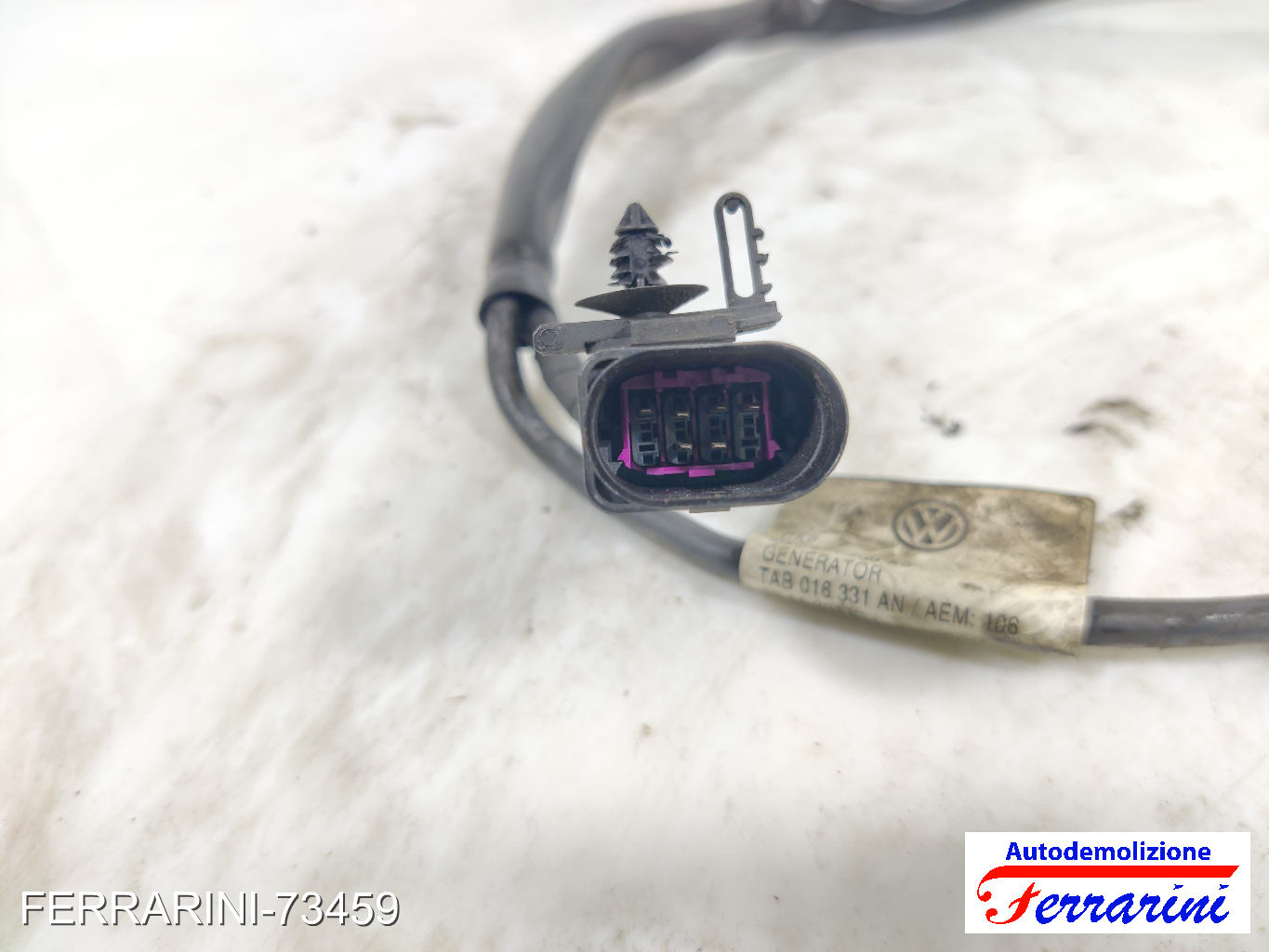 Cablaggio alternatore CRBC VW GOLF 7 5G1, BE1, BE2, BQ1 2.0 TDI 2012-2020