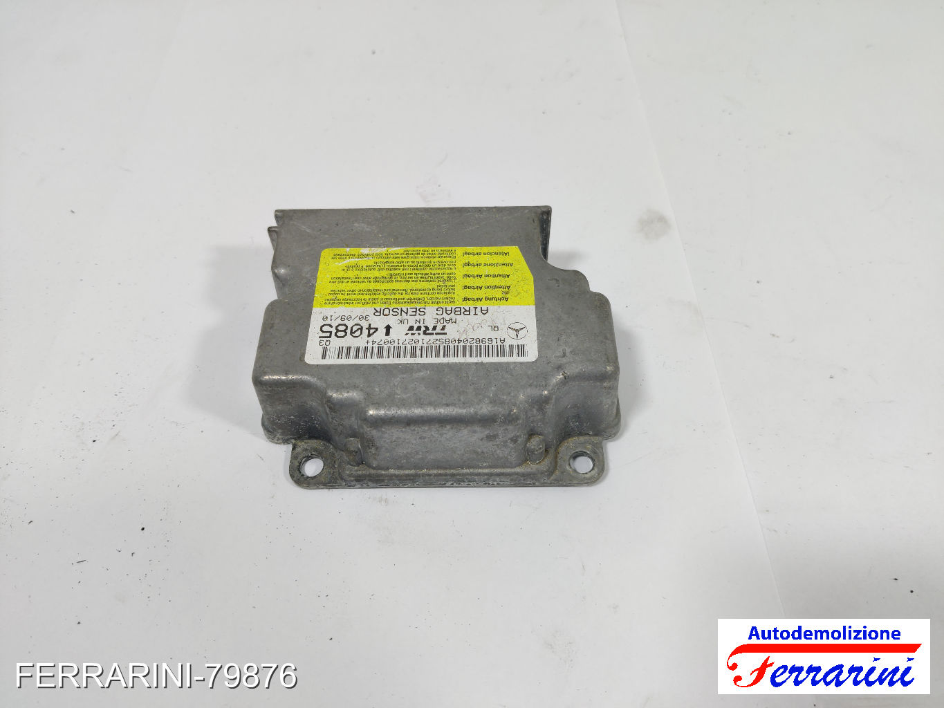 Centralina Airbag MERCEDES CLASSE A W169 2004-2012 A1698204085