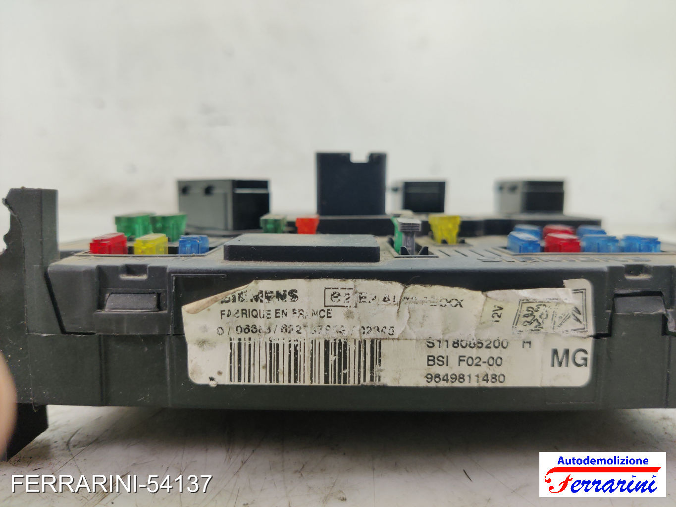 Body Computer CITROEN C3 1 FC, FN 1.4I 2002-2010 9649811480, 1650881880 8