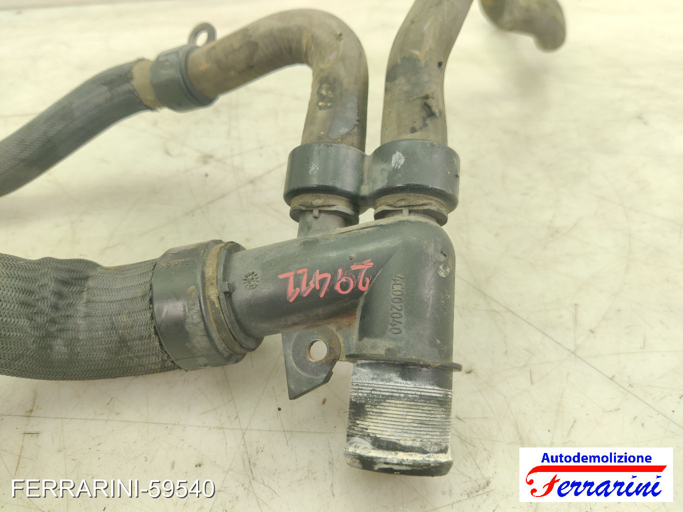 5FW gruppo tubi raffreddamento PEUGEOT 207 SW WK 1.6 16V 2007-2013 1351VF 9