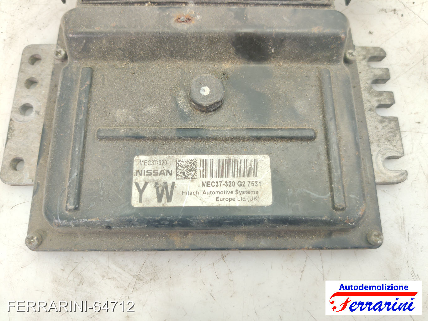 Centralina Motore NISSAN MICRA 3 K12 1.2 16V 2003-2010 MEC37320, G27531 6