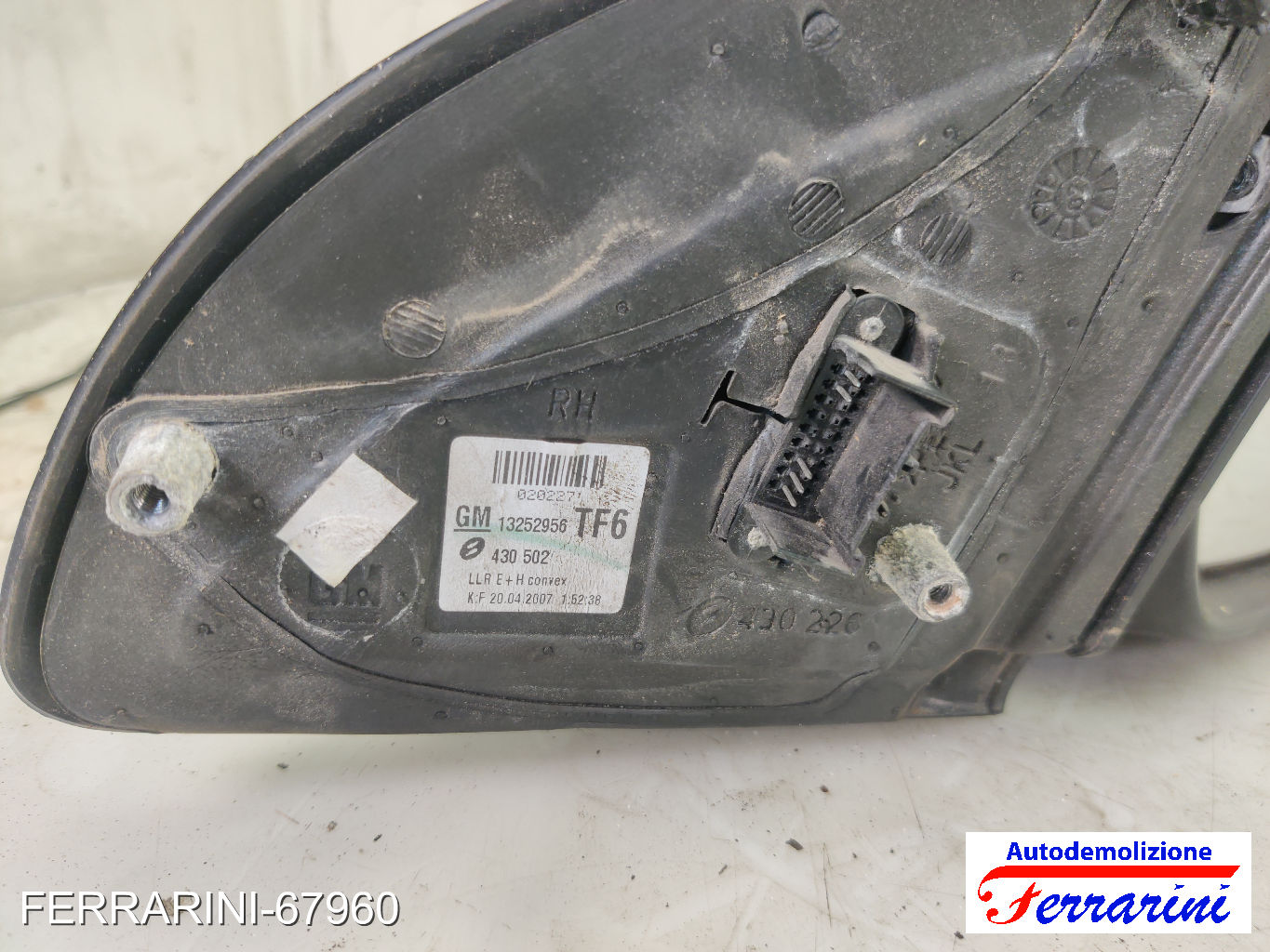 Specchietto Laterale OPEL ASTRA H SW A04 2004-2010 destro, dx 8