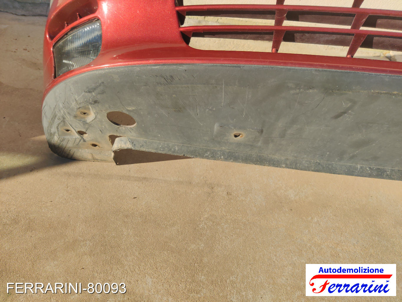 Paraurti FIAT PUNTO 176 1993-1999 Frontale 71360699, 183001680, 182945580