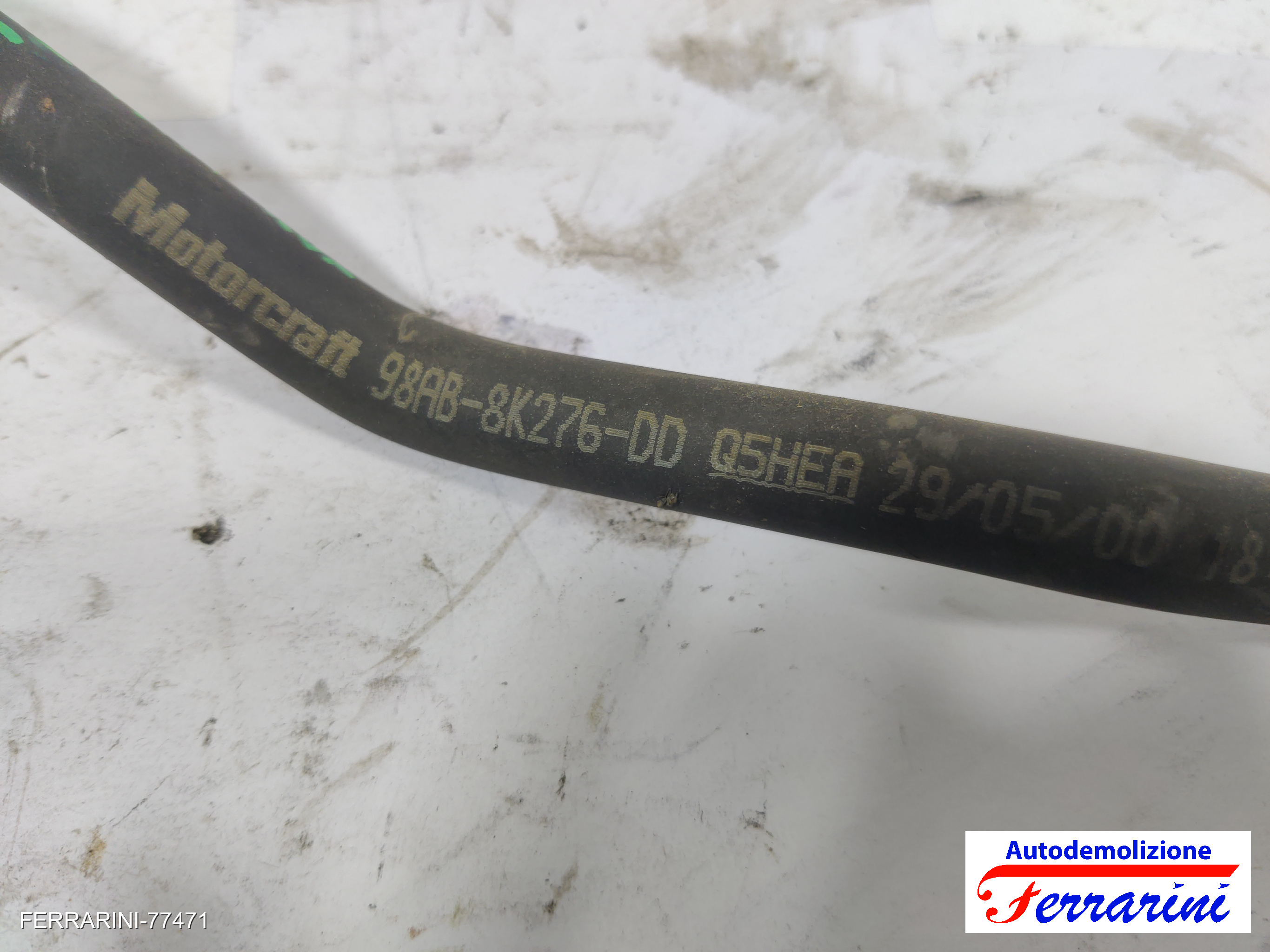 tubo acqua motore C9DA FORD FOCUS SW DNW 1.8 TURBO DI/TDDI 1999-2004 98AB8K276DD