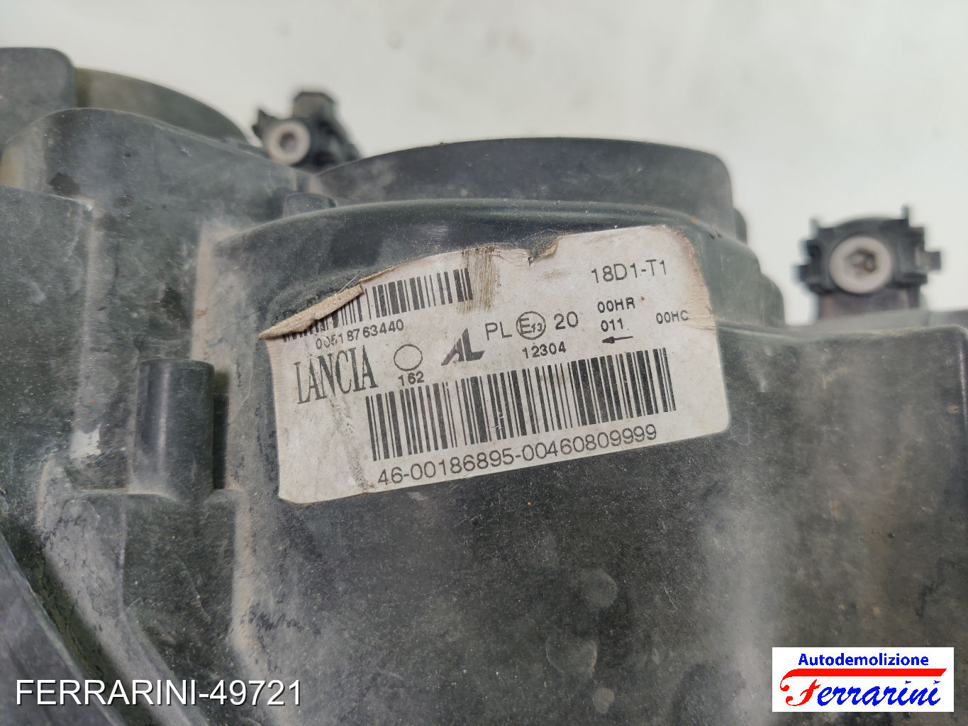 Faro Anteriore LANCIA DELTA 3 844 2008-2014 destro, dx 51876344, 00518763440