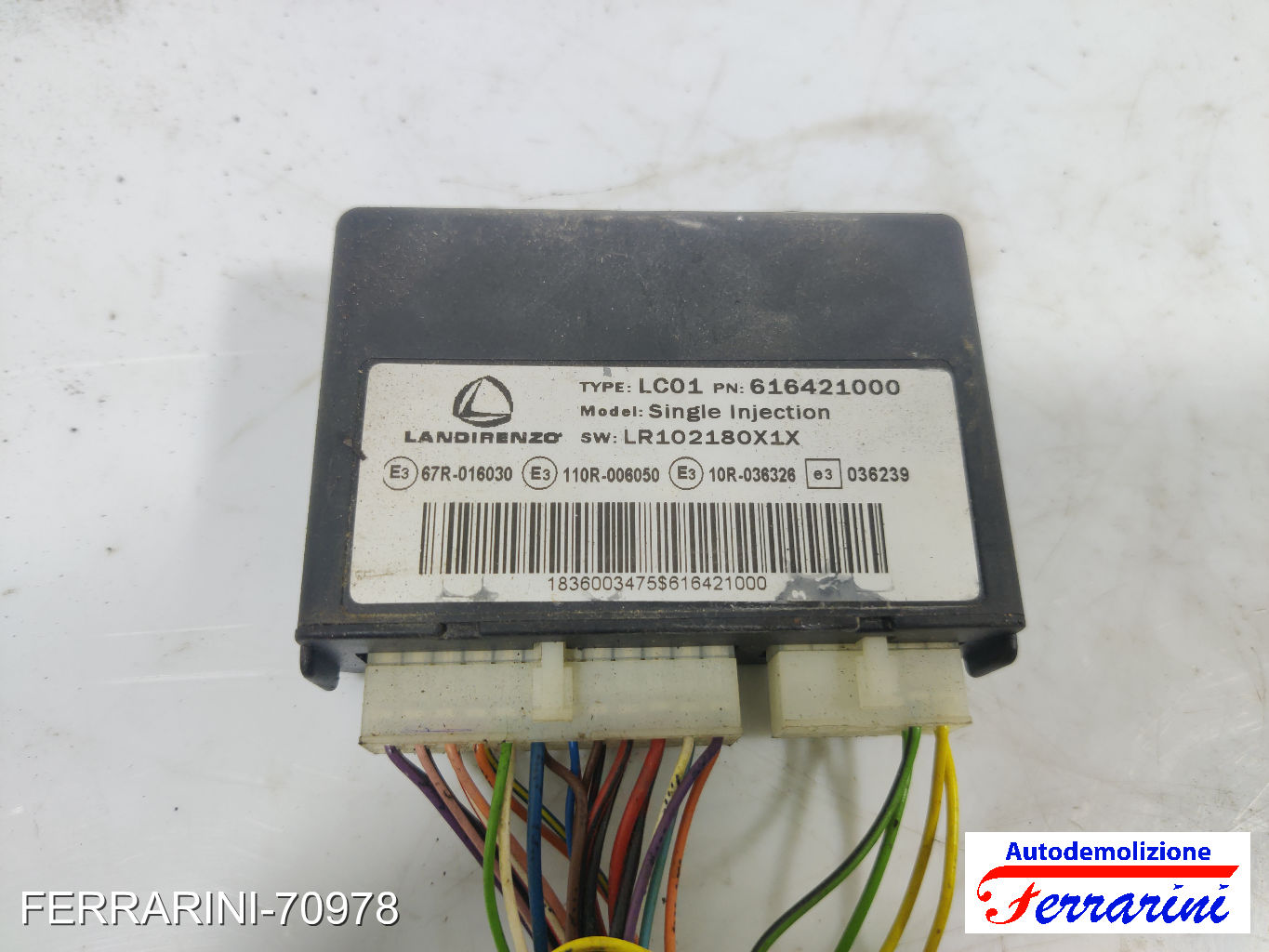 Centralina Gpl FIAT PUNTO 176 1.1 1996-2000 616421000, LR102108X1X, 842047
