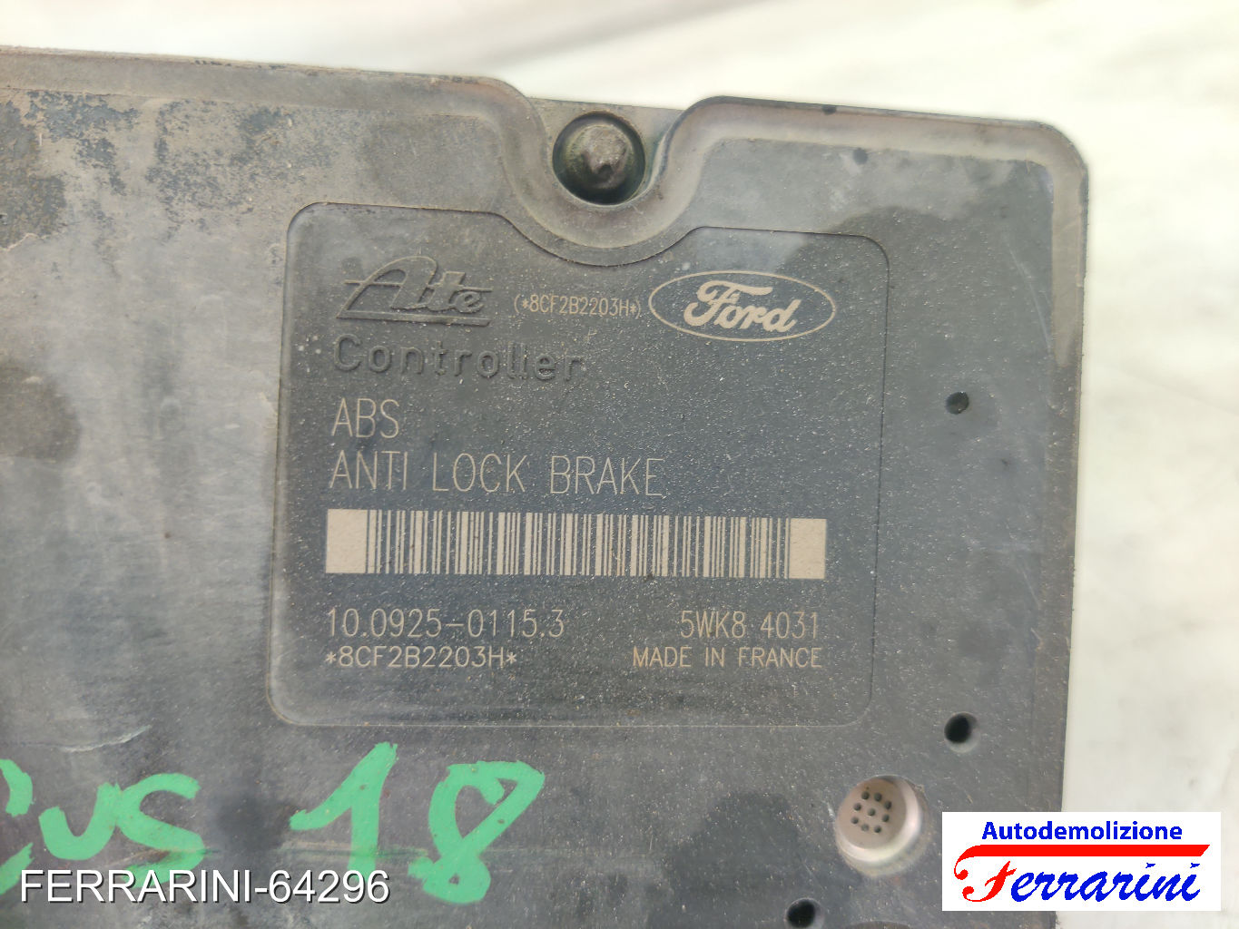 Centralina Pompa Abs FORD FOCUS DAW, DBW 1.8 TURBO DI/TDDI 1998-2004 2M512M110EB 10