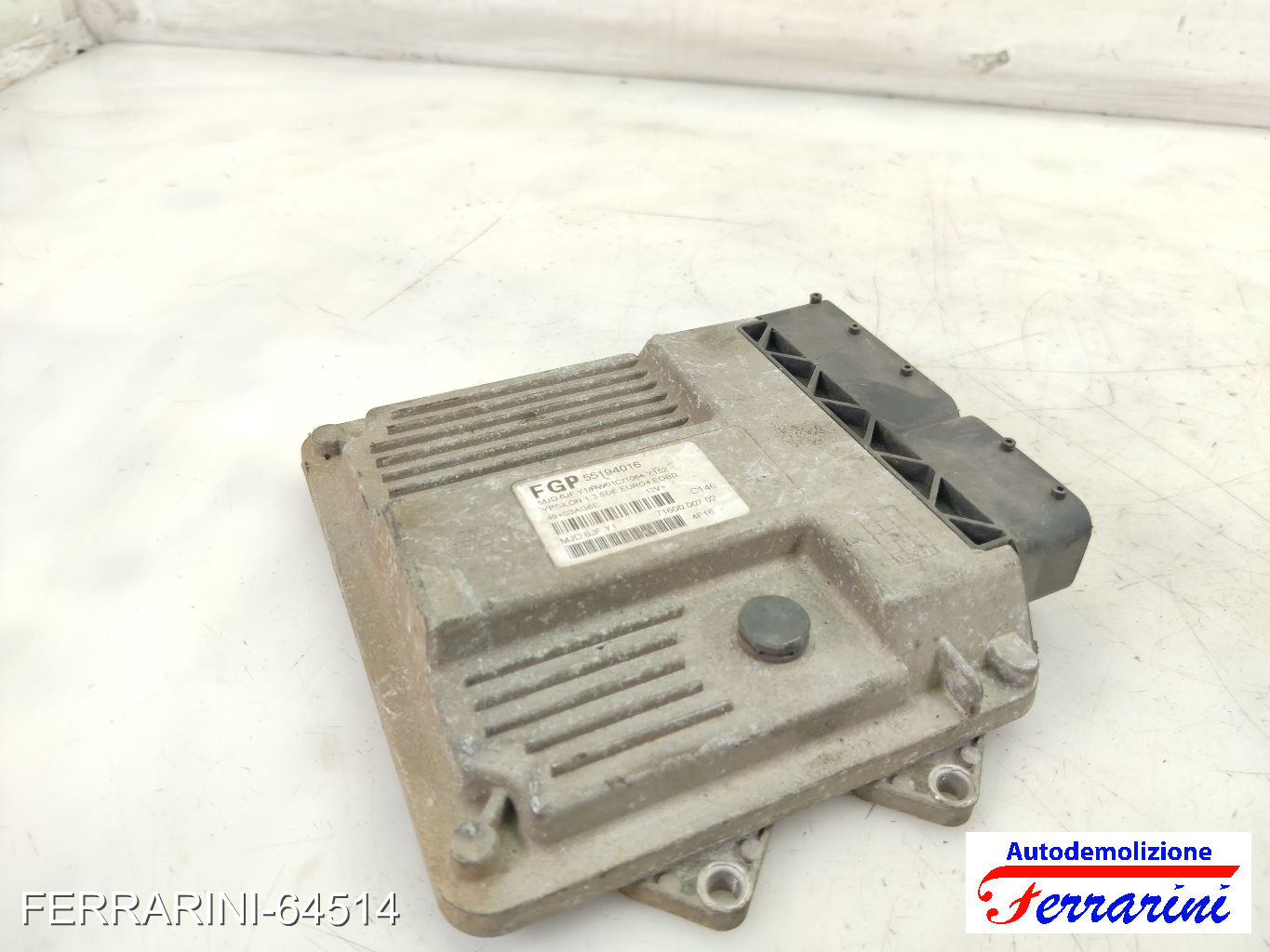 Centralina Motore LANCIA YPSILON 843 1.3 JTD 2003-2011 55194016, 7160000702