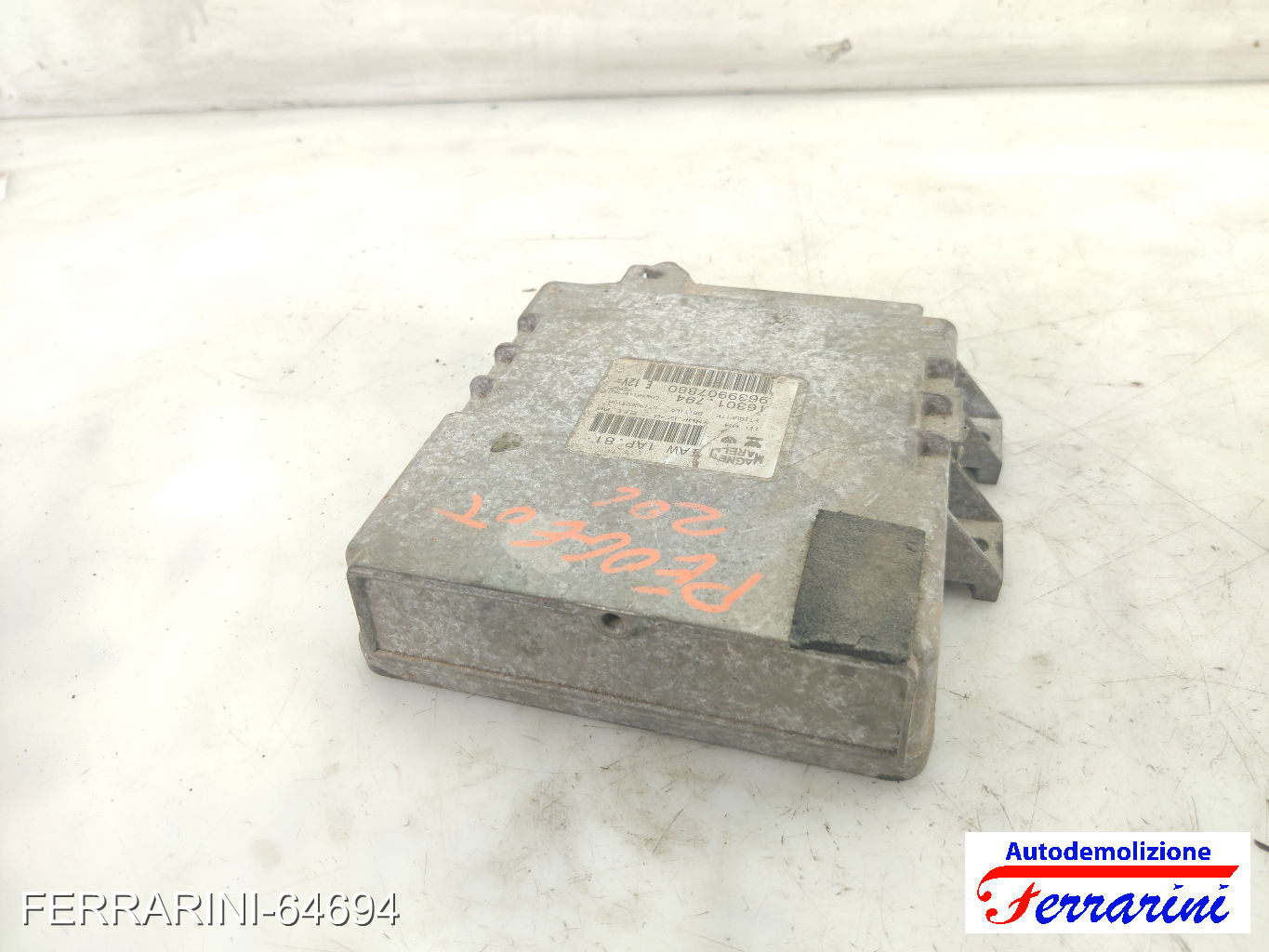 Centralina Motore PEUGEOT 106 2 1A, 1C 1.4I 1996-2004 9639907880, 16301794