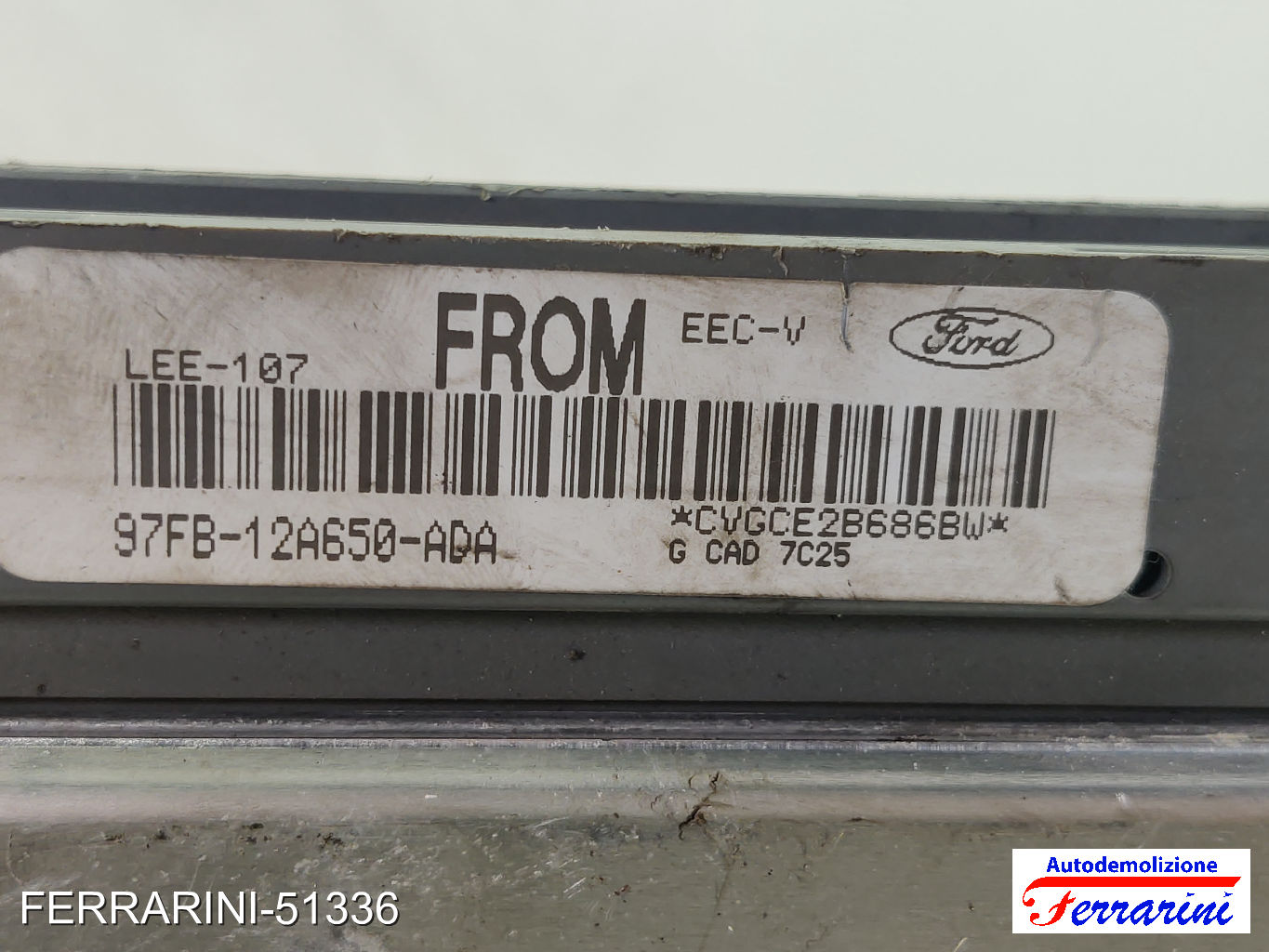 Kit Accensione FORD FIESTA 4 JA, JB 1.3I 1995-2002 97FB12A650ADA, FROM