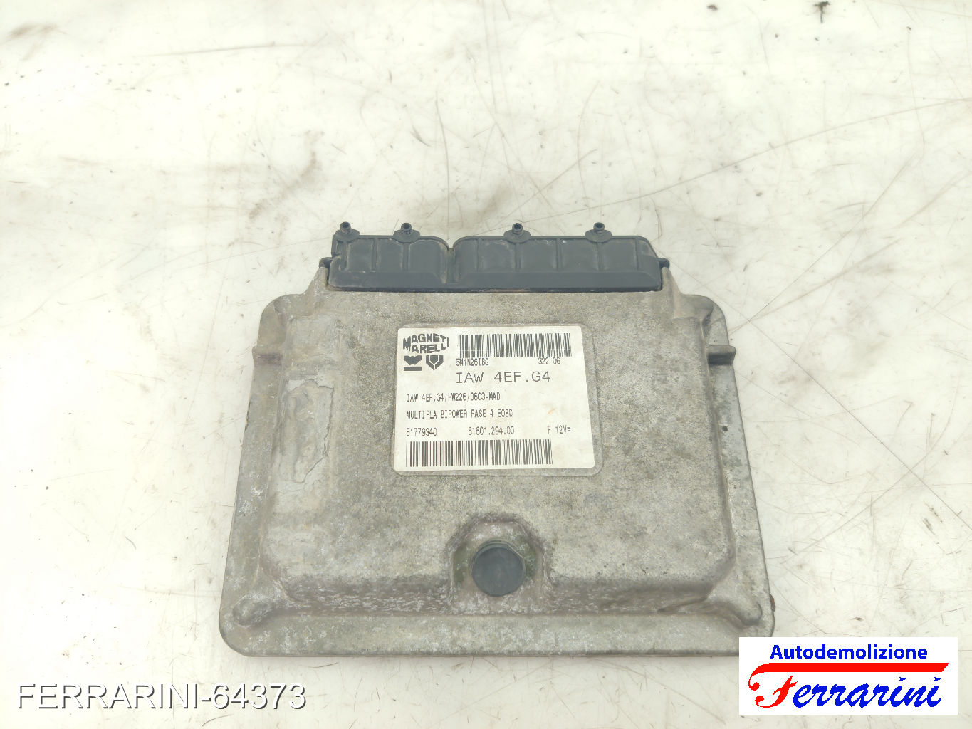 Centralina Motore FIAT MULTIPLA 186 1.6 16V BIPOWER 2001-2010 51779340, HW226 6