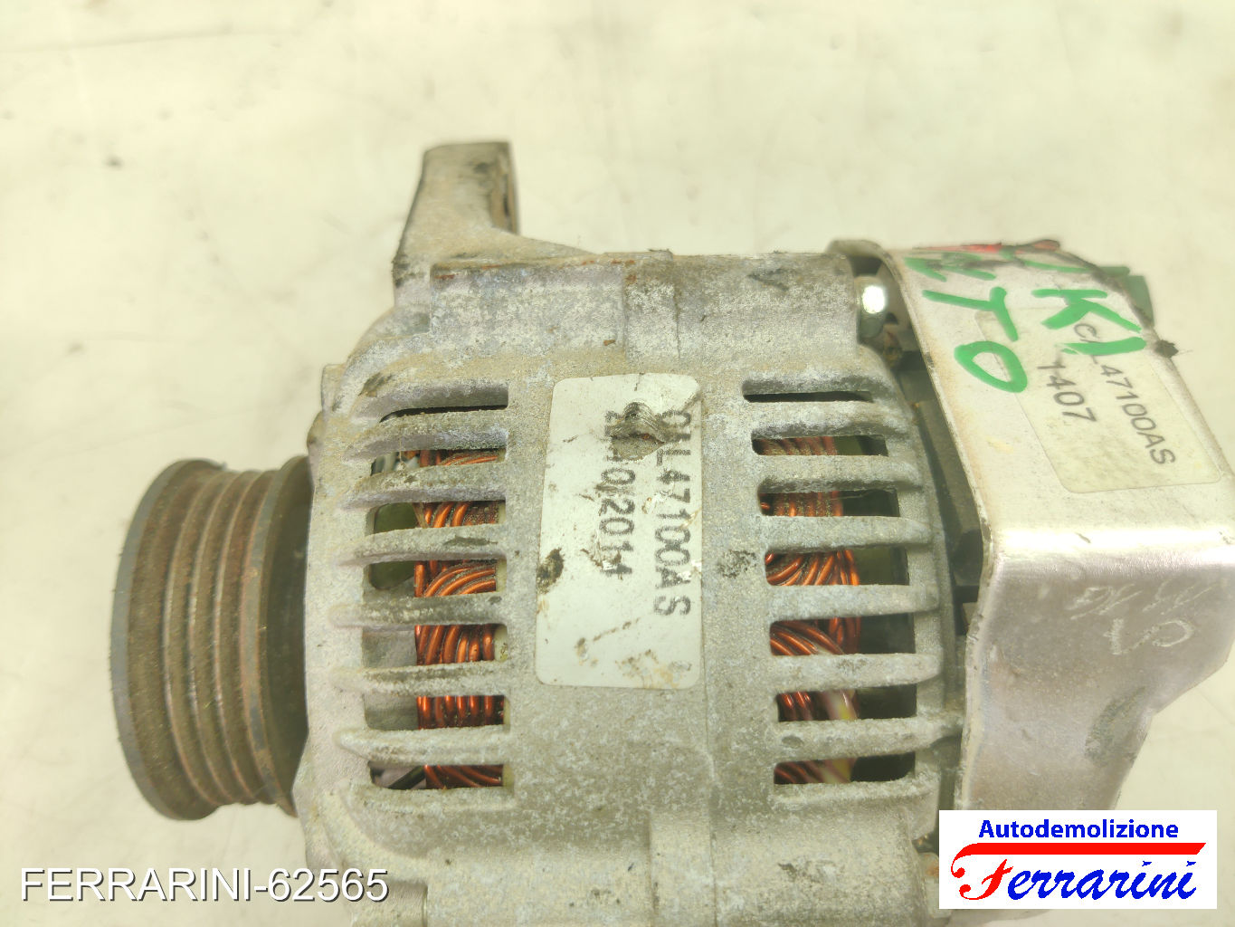 Alternatore SUZUKI ALTO EF 1.0 1994-2002 2706047100, CL47100AS, AL47100AS 7