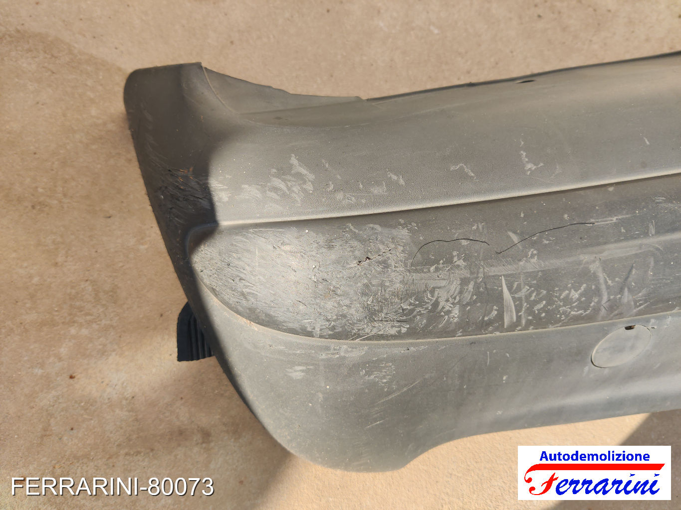 Paraurti FIAT SEICENTO 600 187 1997-2008 Retro 735006000, 71778303, 735245659