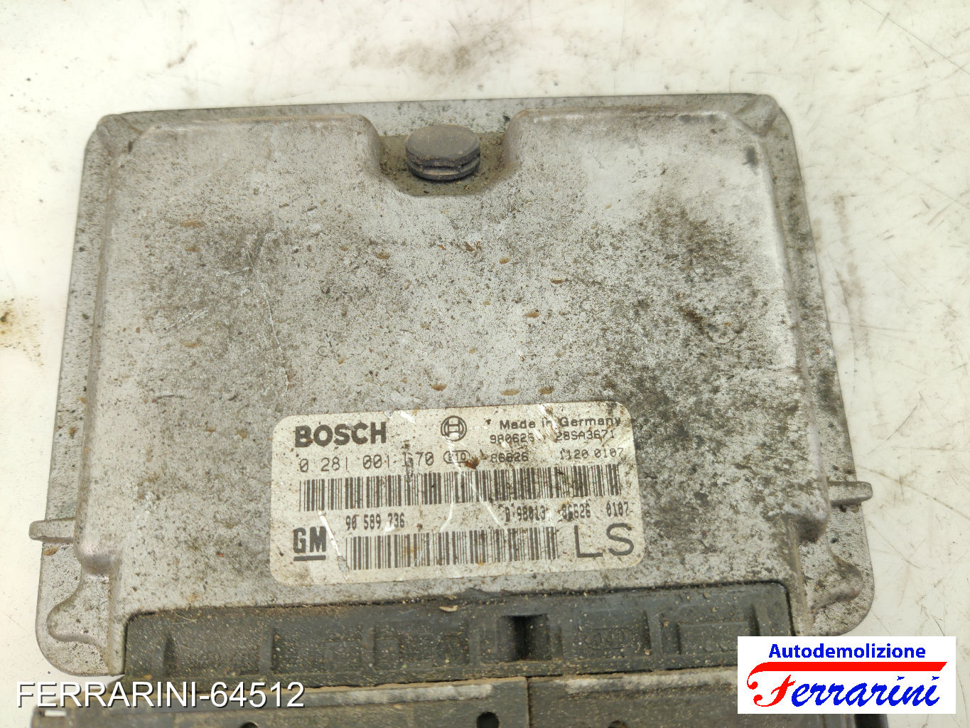 Centralina Motore OPEL ASTRA G T98 1.7 TD 1998-2000 90589736, 028100178C 6