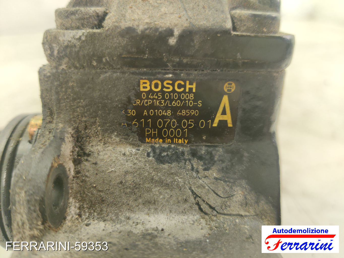 Pompa Alta Pressione Iniezione MERCEDES CLASSE A W168 A 170 CDI 1998-2001
