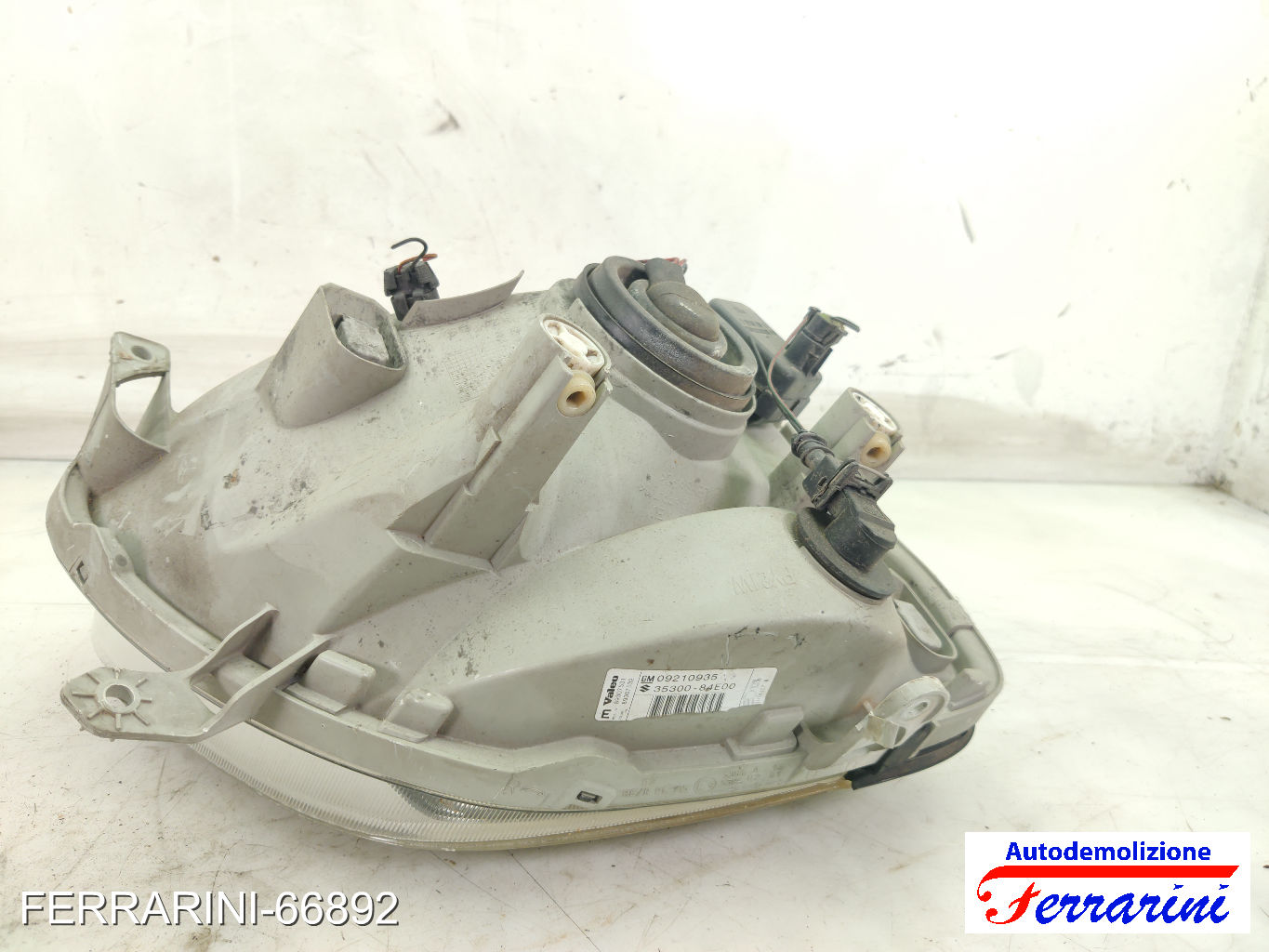 Faro Anteriore OPEL AGILA A H00 2003-2007 sinistro, sx 09210935, 93179345