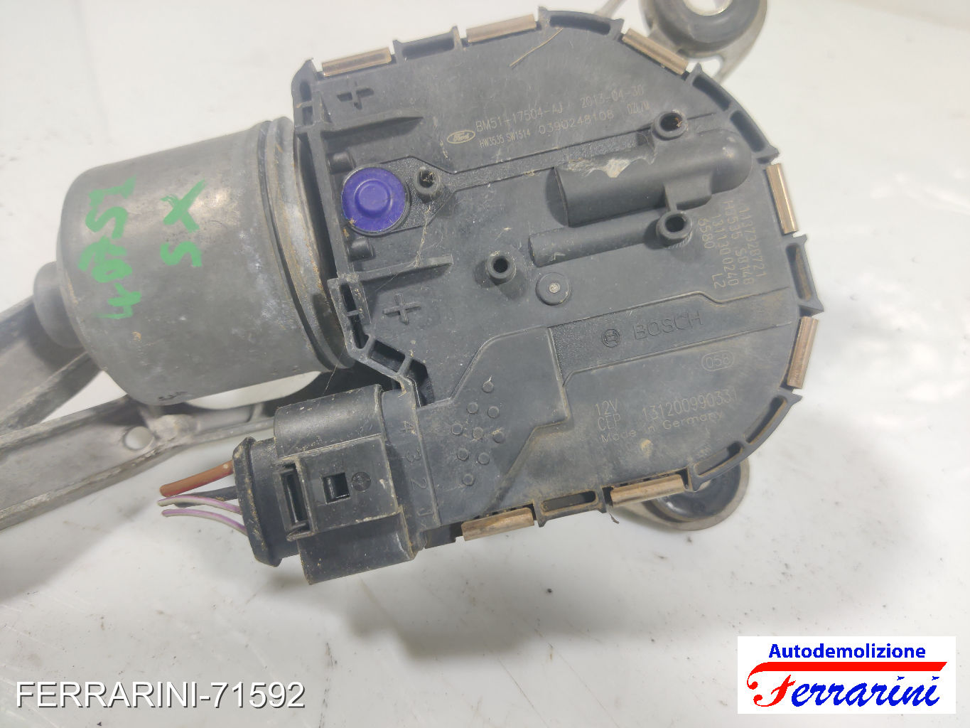 Spazzacqua Motorino Tergicristallo FORD FOCUS 3 TURNIER 2010-2023 anteriore