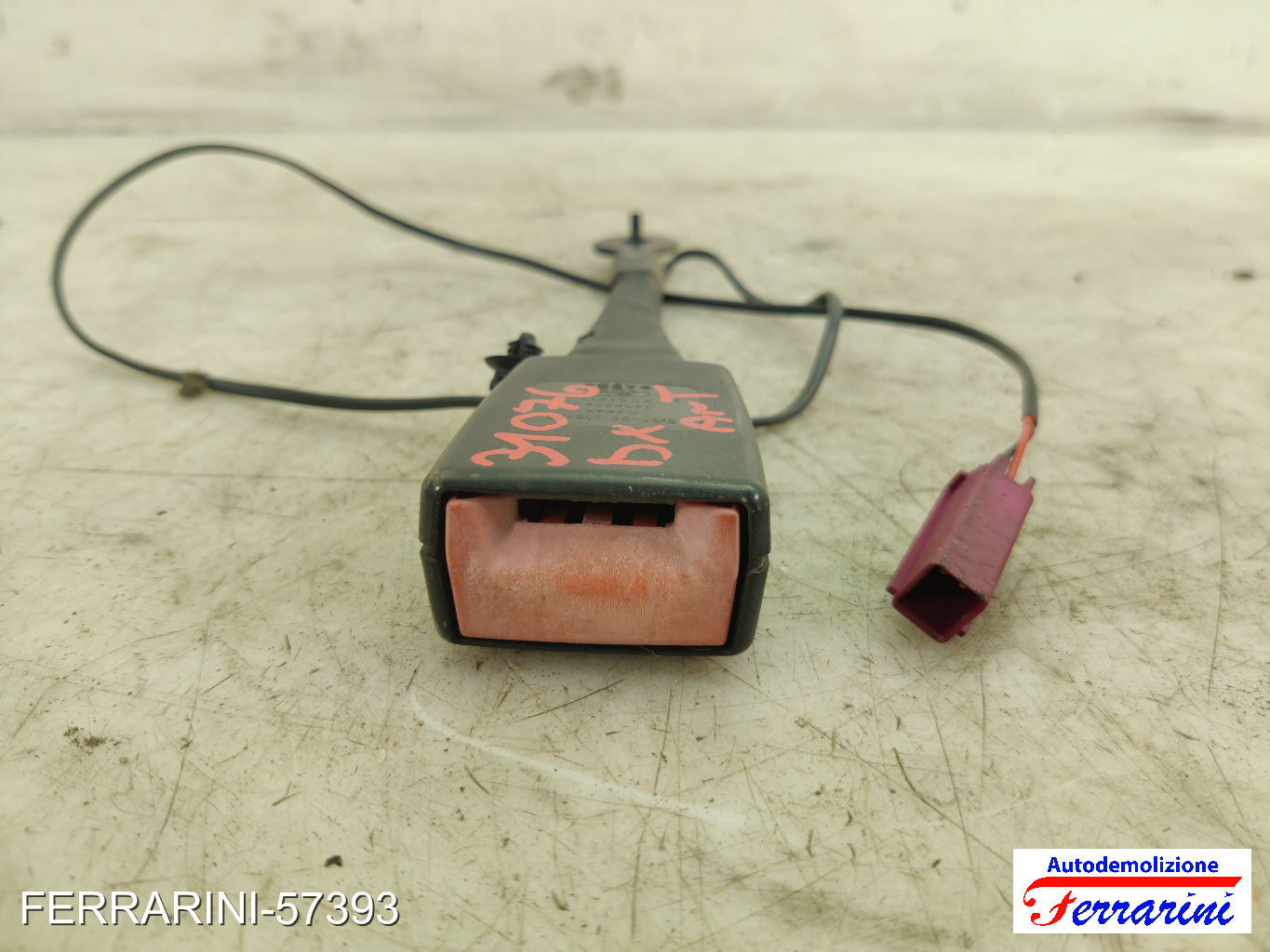 Aggancio Cintura Di Sicurezza FORD FIESTA 6 CB1, CCN 2008-2012 destro, dx 6