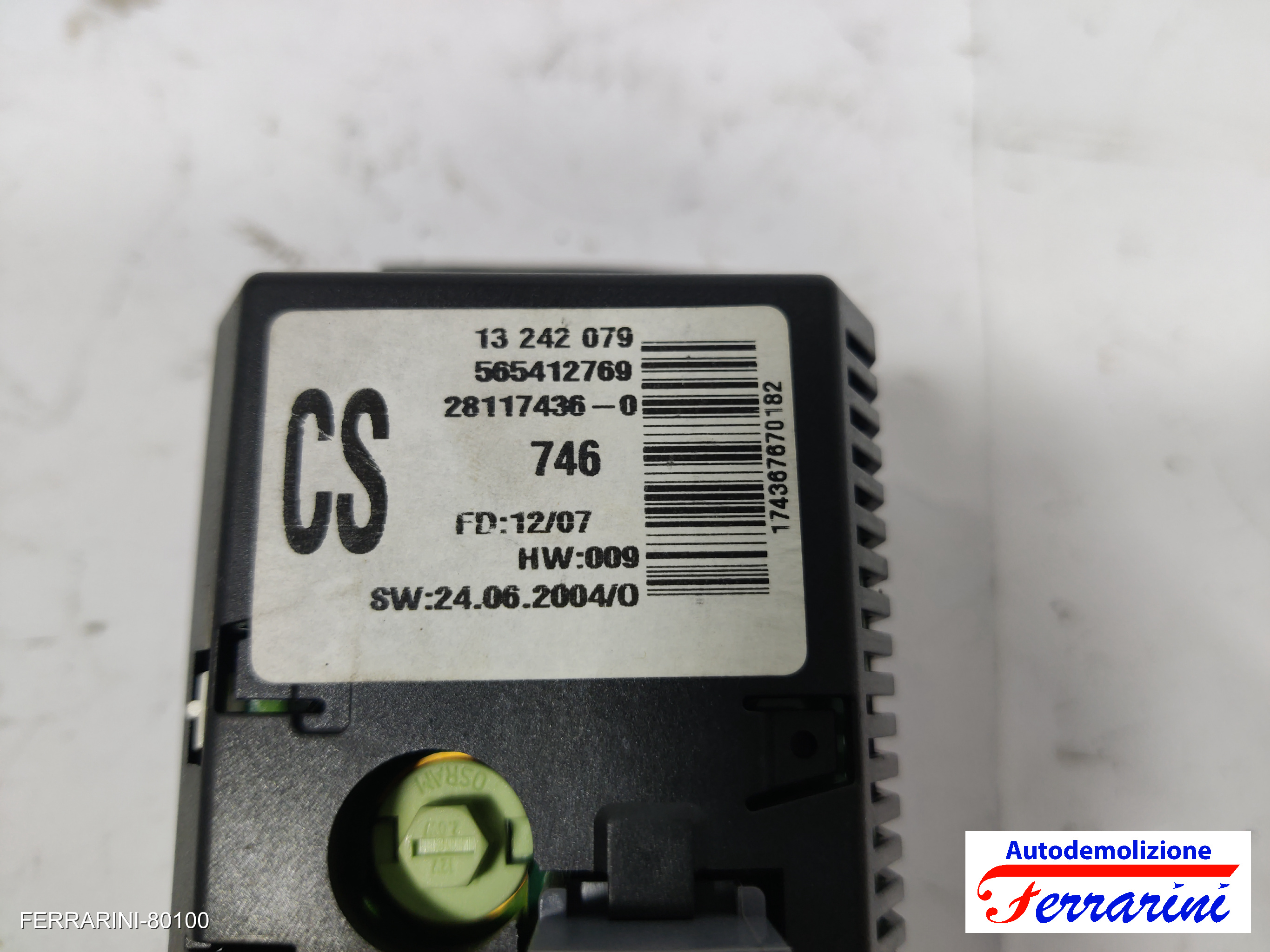 orologio Display Cruscotto OPEL AGILA A H00 2003-2007 13242079, 565412769