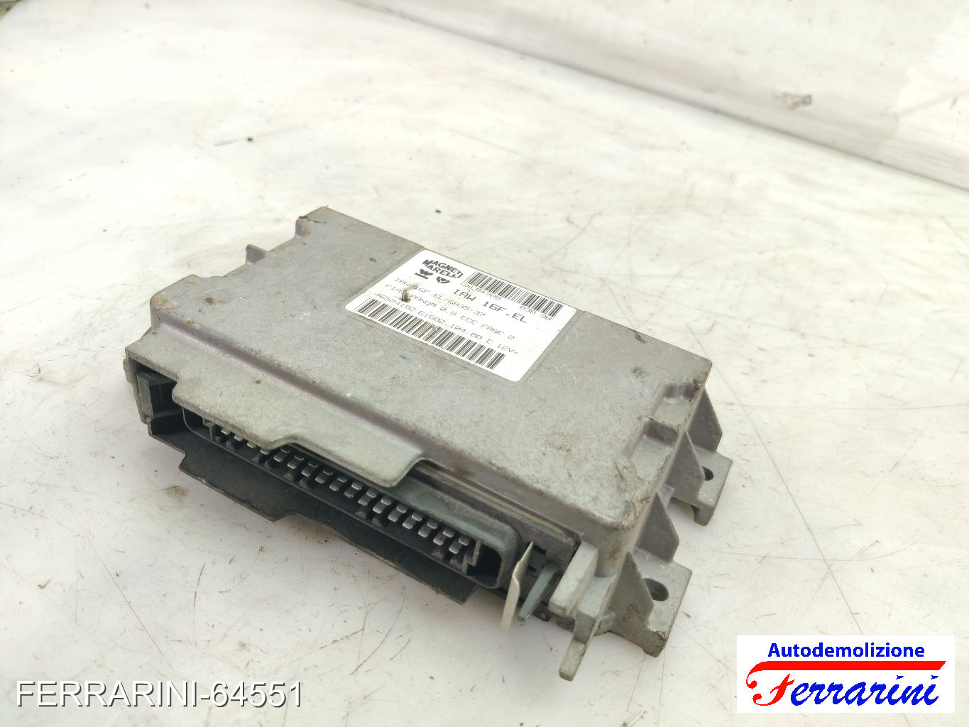 Centralina Motore FIAT PANDA 141 900 1992-1996 46524182, 26160210400, 6A3537 7