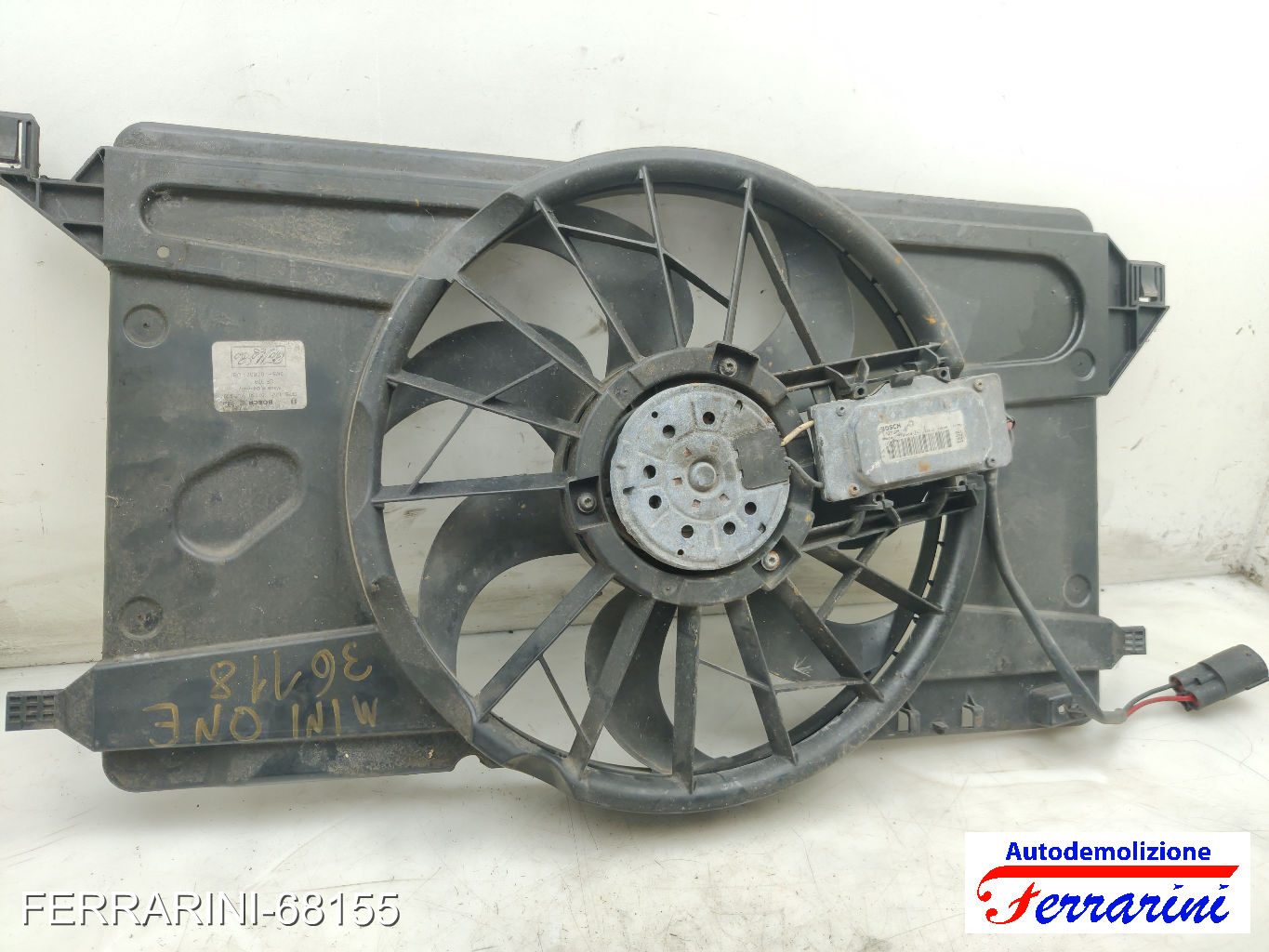 Ventola Radiatore Motore MINI - R50, R53 ONE D 2003-2006 17427791589 7