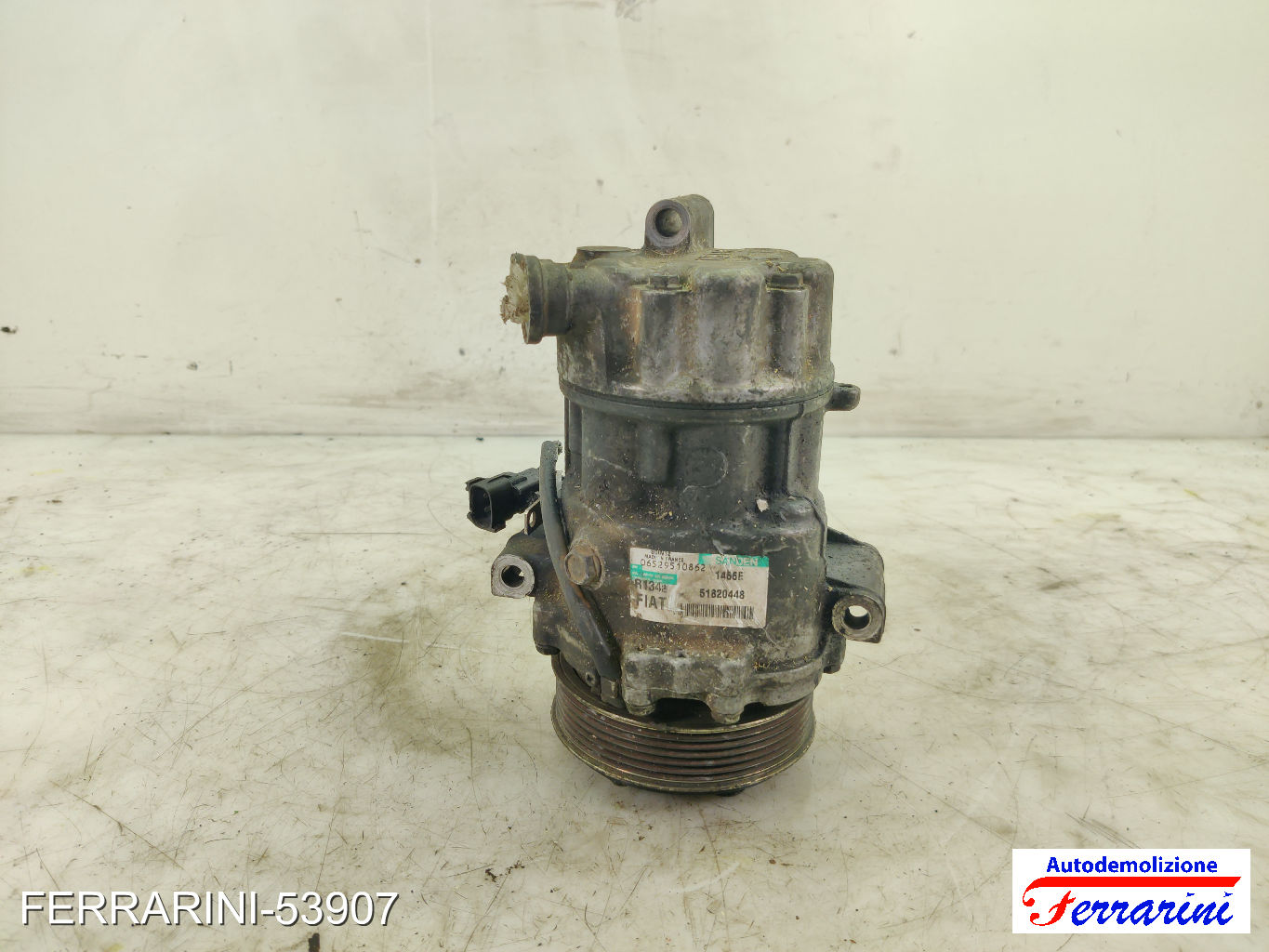 Compressore Clima FIAT DOBLO 263 1.6 D MULTIJET 2010-2023 51820448, 06529510862 12