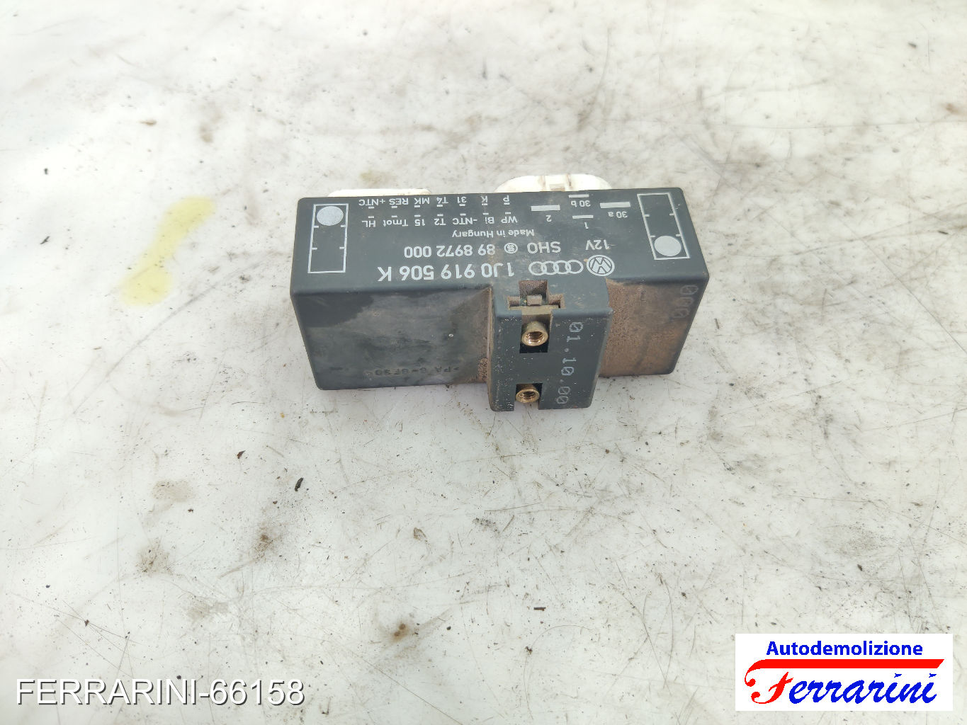 Centralina Ventola Radiatore AUDI A3 8L1 1.9 TDI 2000-2003 1J0919506K, 898972000