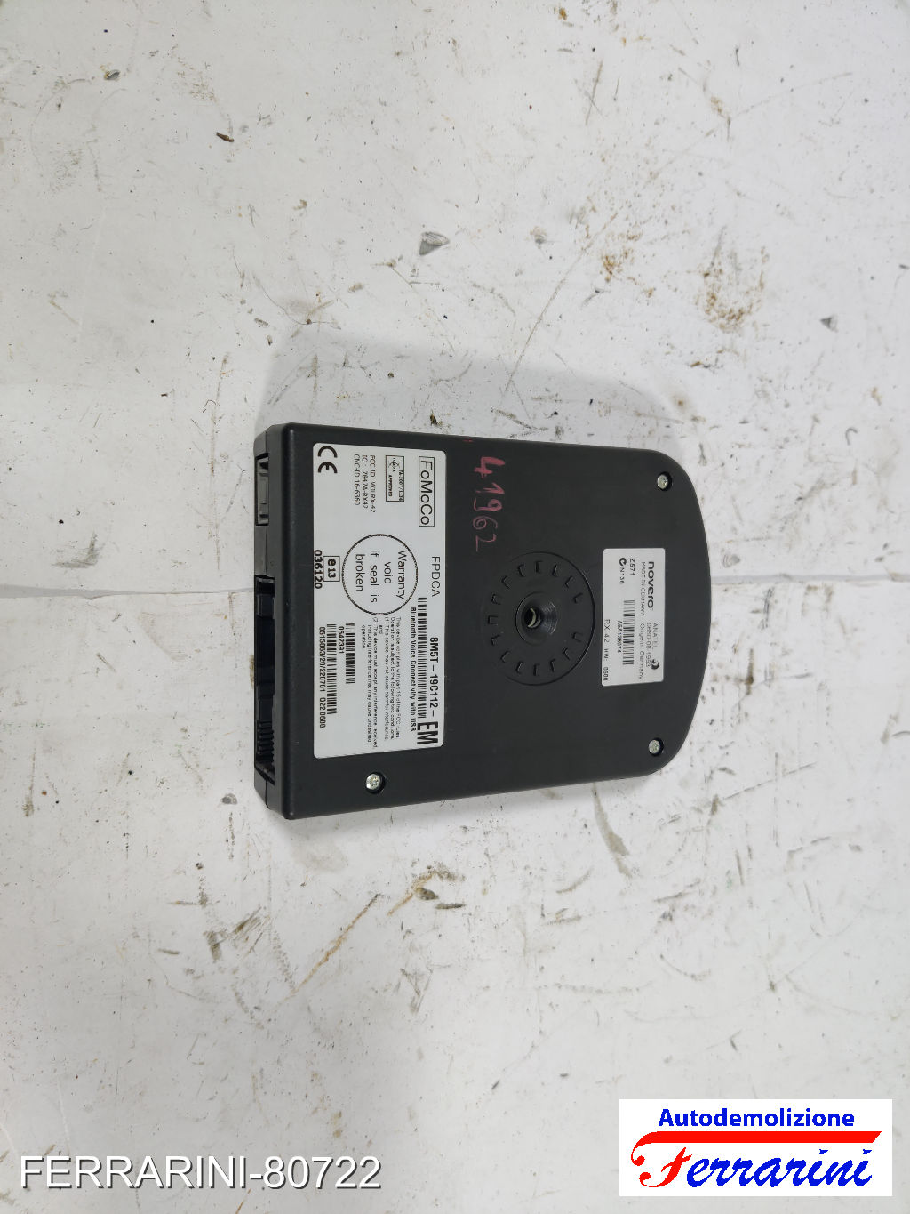 Centralina Bluetooth FORD FIESTA 6 CB1, CCN 1.4 TDCI 2008-2012 8M5T19C112EM 6