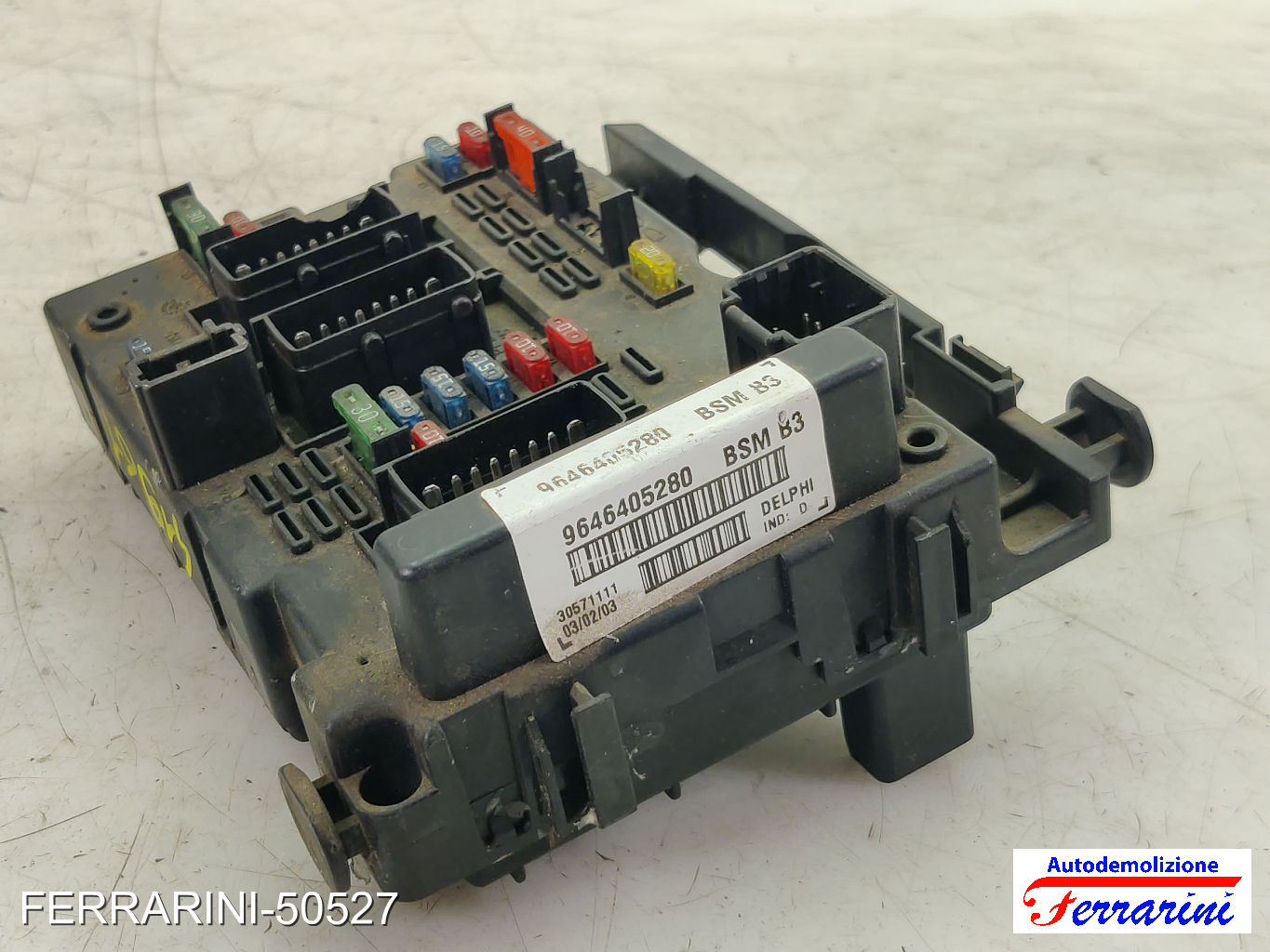 Body Computer PEUGEOT 307 3A/C 2.0 HDI 110 2000-2007 BSMB3 9