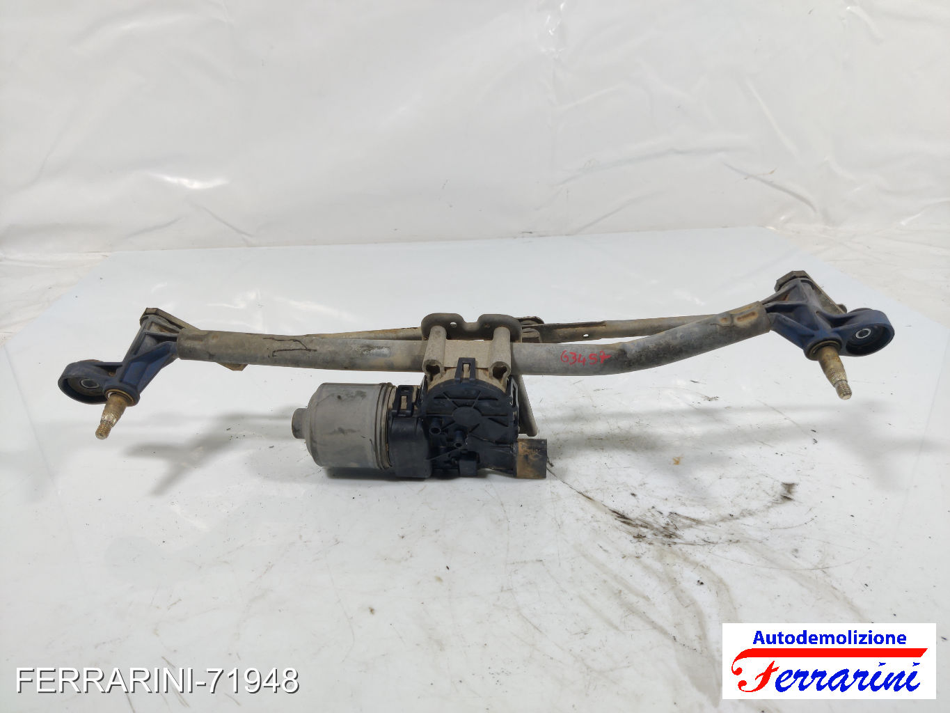 Spazzacqua Motorino Tergicristallo LANCIA YPSILON 843 2003-2011 anteriore 9