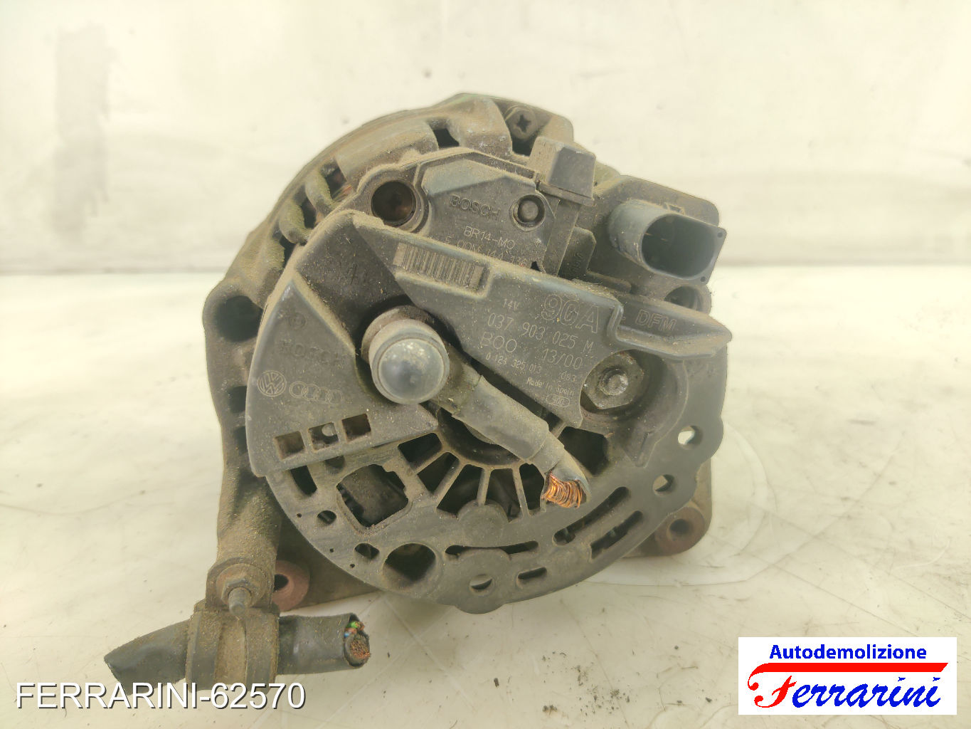 Alternatore VW GOLF 4 VARIANT 1J5 1.4 16V 1999-2006 037903025M, 0124325013