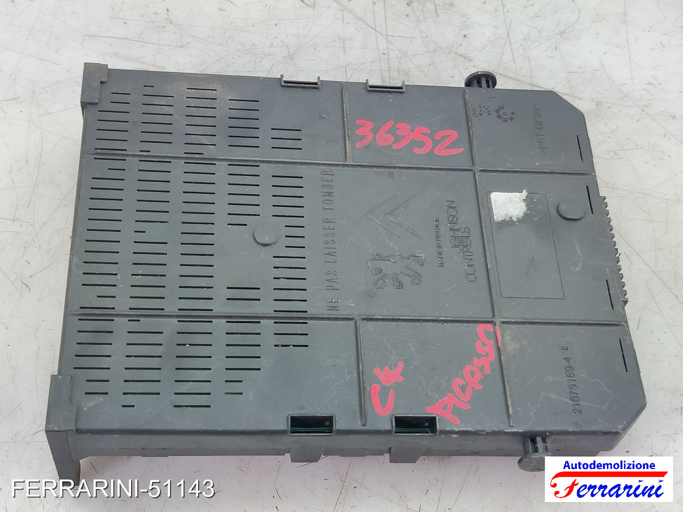 Kit Accensione CITROEN C4 PICASSO 1 UD 1.6 HDI 2007-2013 0281012980