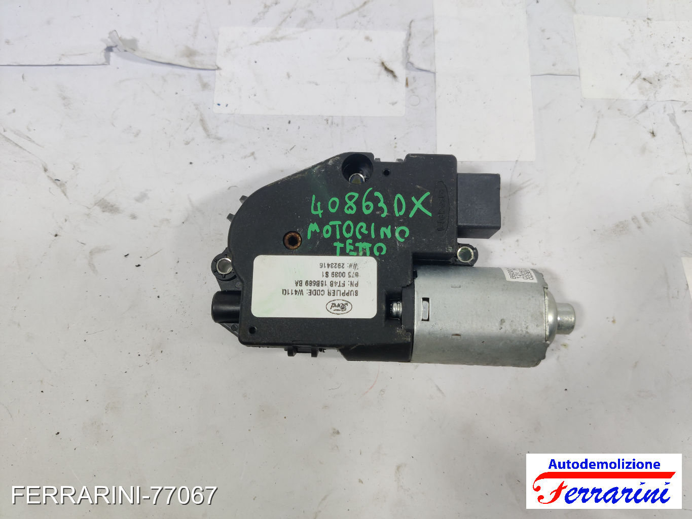 Motorino Binari Tettino Apribile FORD EDGE 2.0 TDCI BITURBO AWD 4X4 2015-2018 6