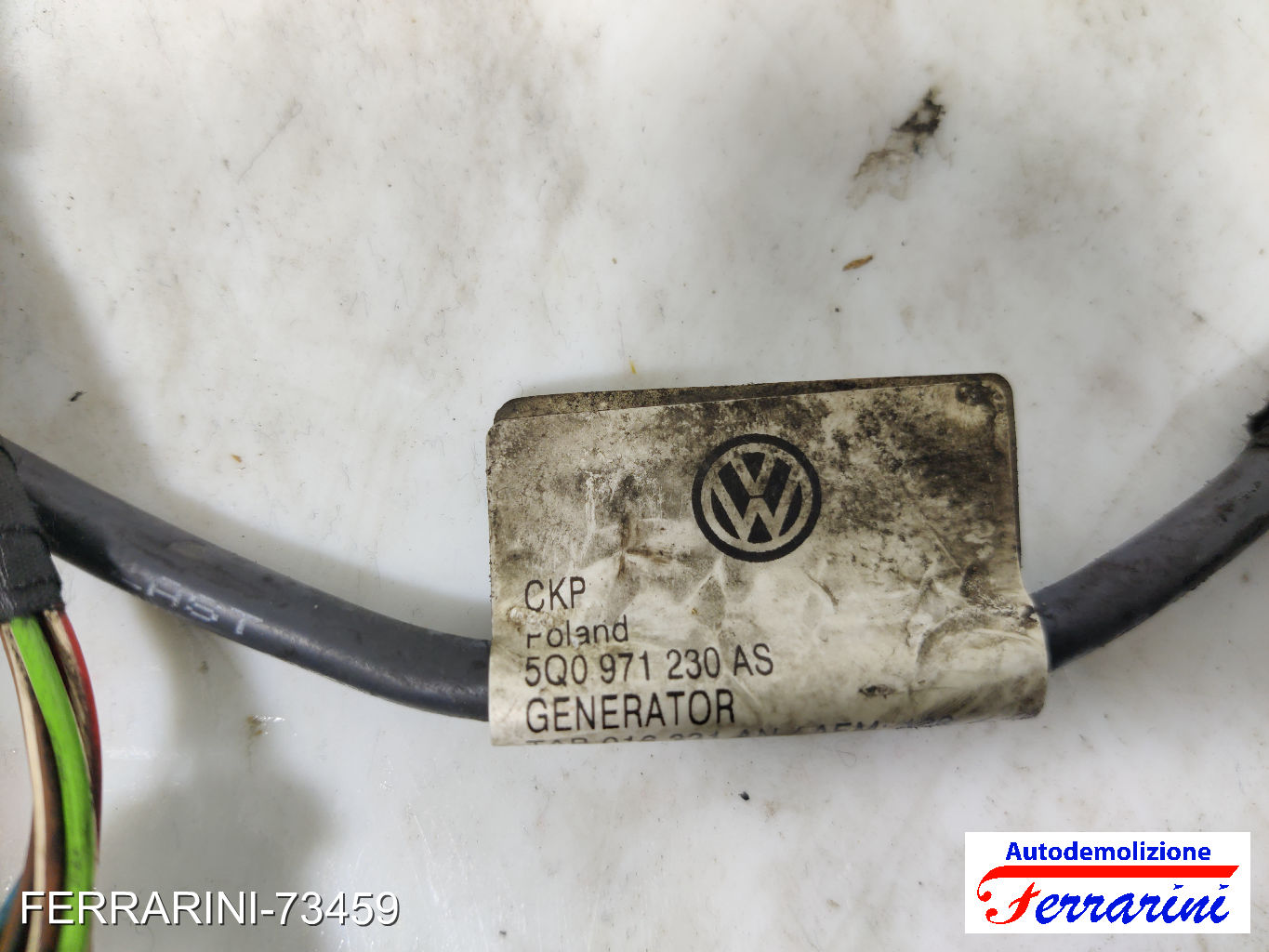 Cablaggio alternatore CRBC VW GOLF 7 5G1, BE1, BE2, BQ1 2.0 TDI 2012-2020