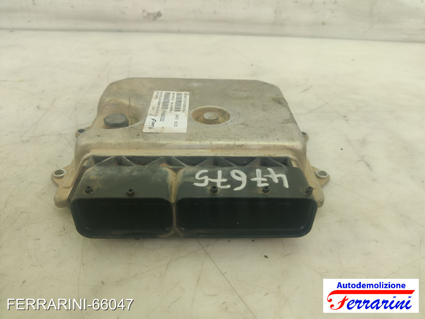 Centralina Motore FIAT PUNTO EVO 199 1.3 D MULTIJET 2009-2012 51892322, 51904061